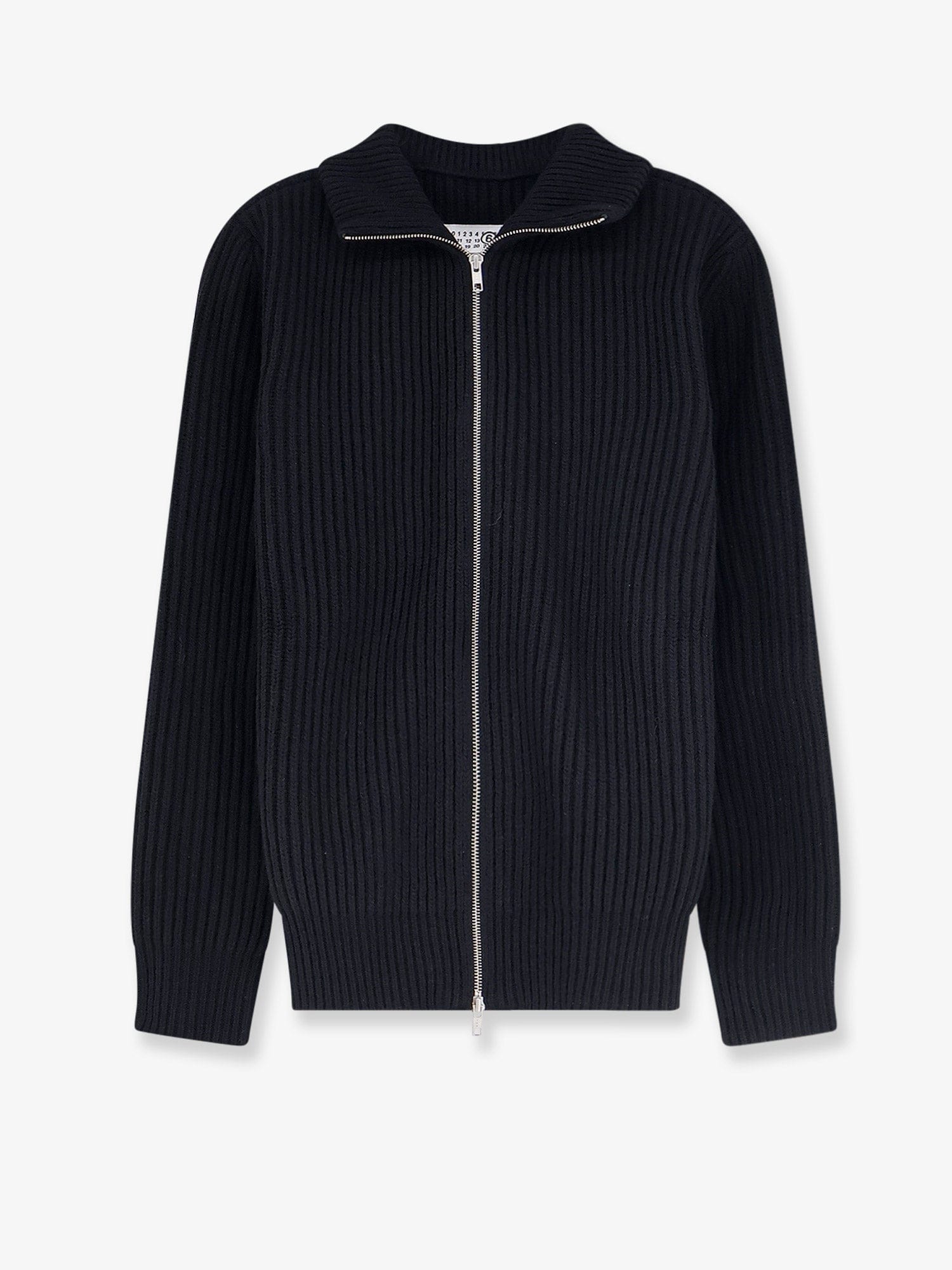 MM6 Maison Margiela Ribbed wool blend cardigan