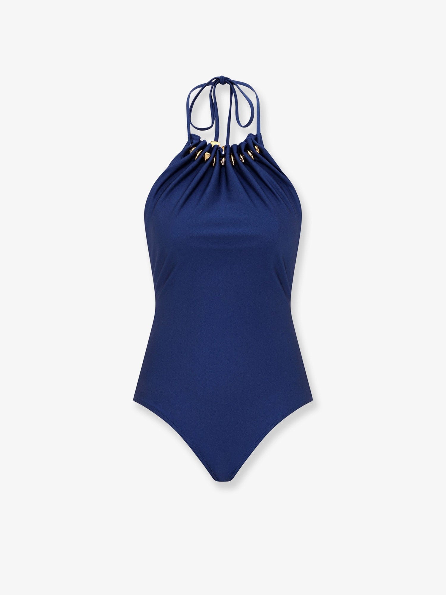 Zimmermann Aster one - piece swimsuit in shiny nylon with bead detail
