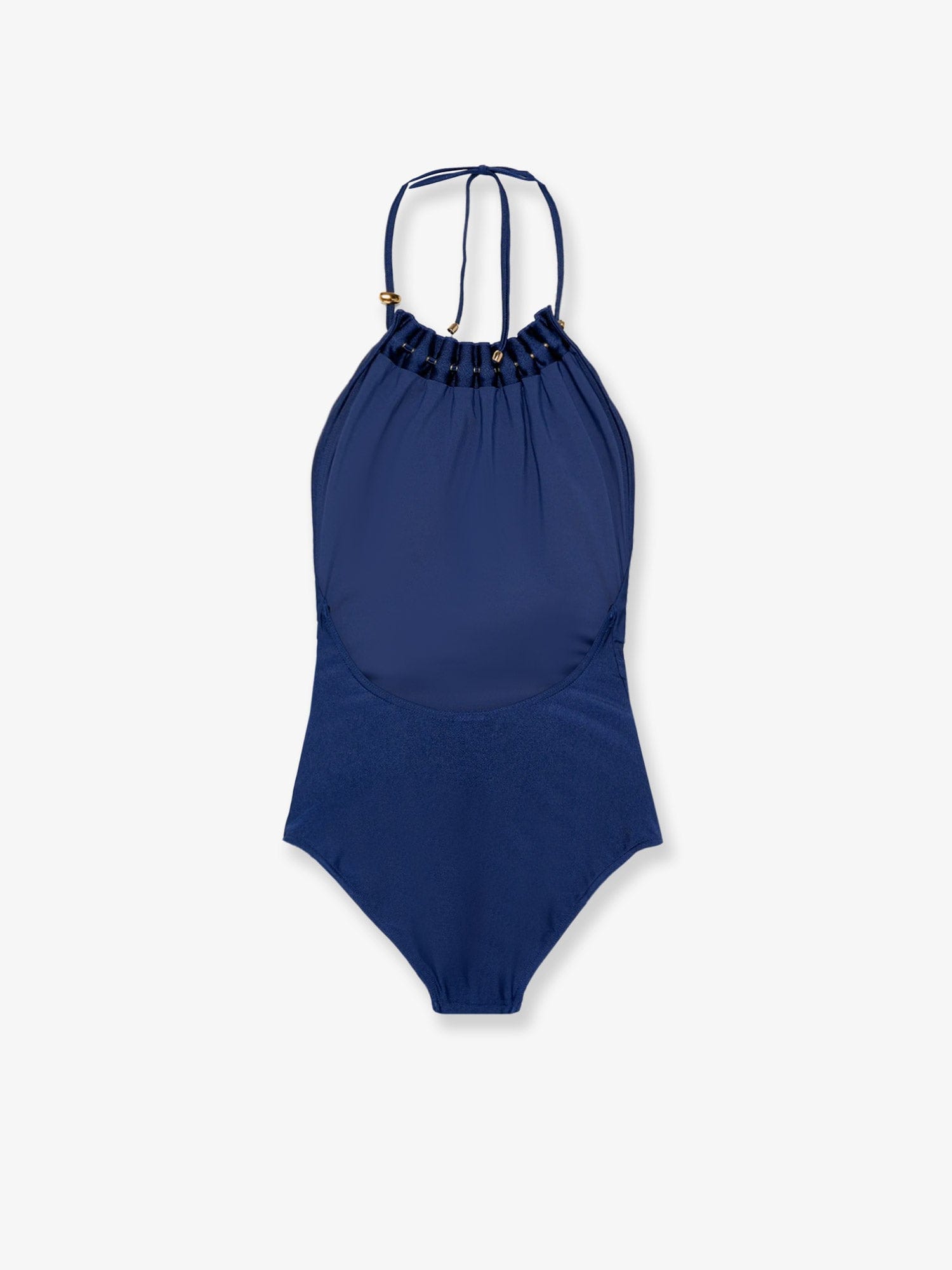 Zimmermann Aster one - piece swimsuit in shiny nylon with bead detail