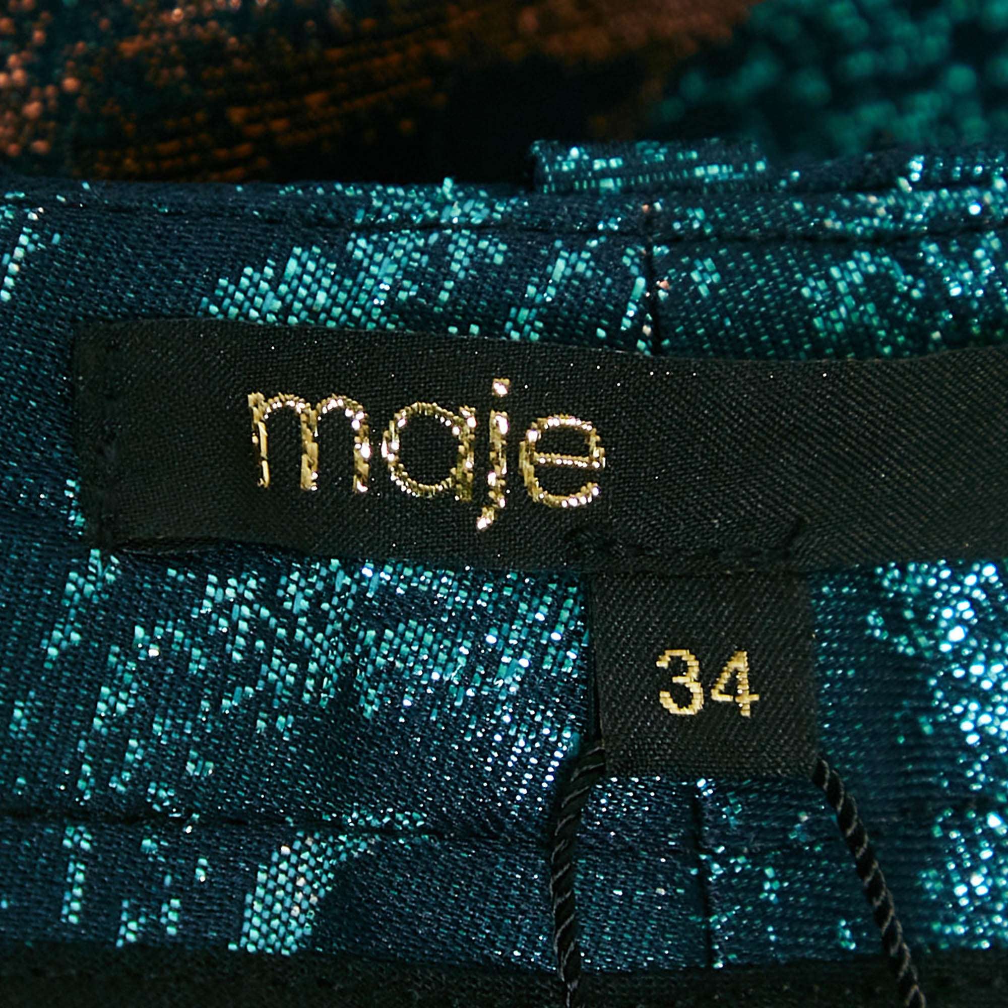 Maje Multicolor Lurex Trousers