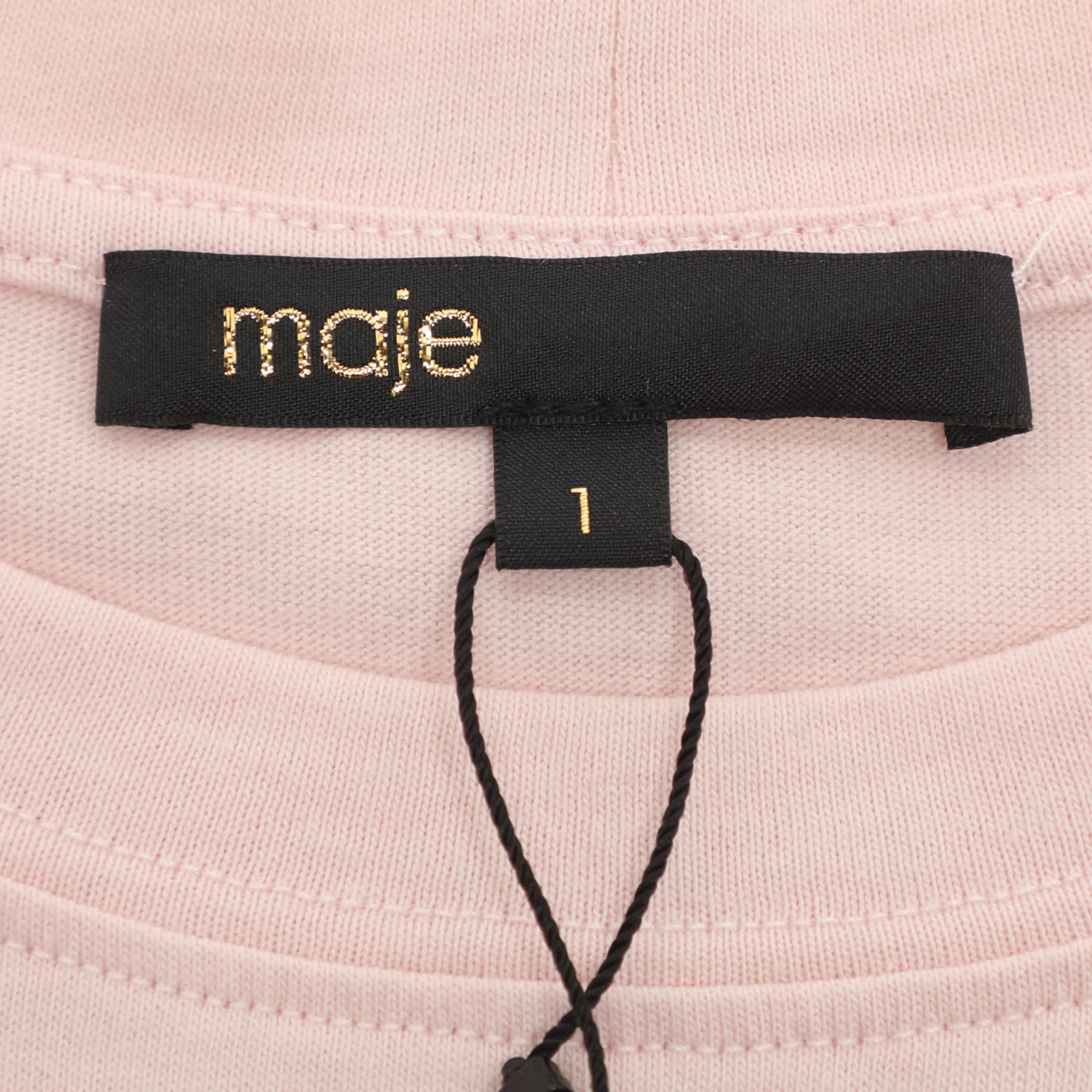 Maje Pink Jersey Top
