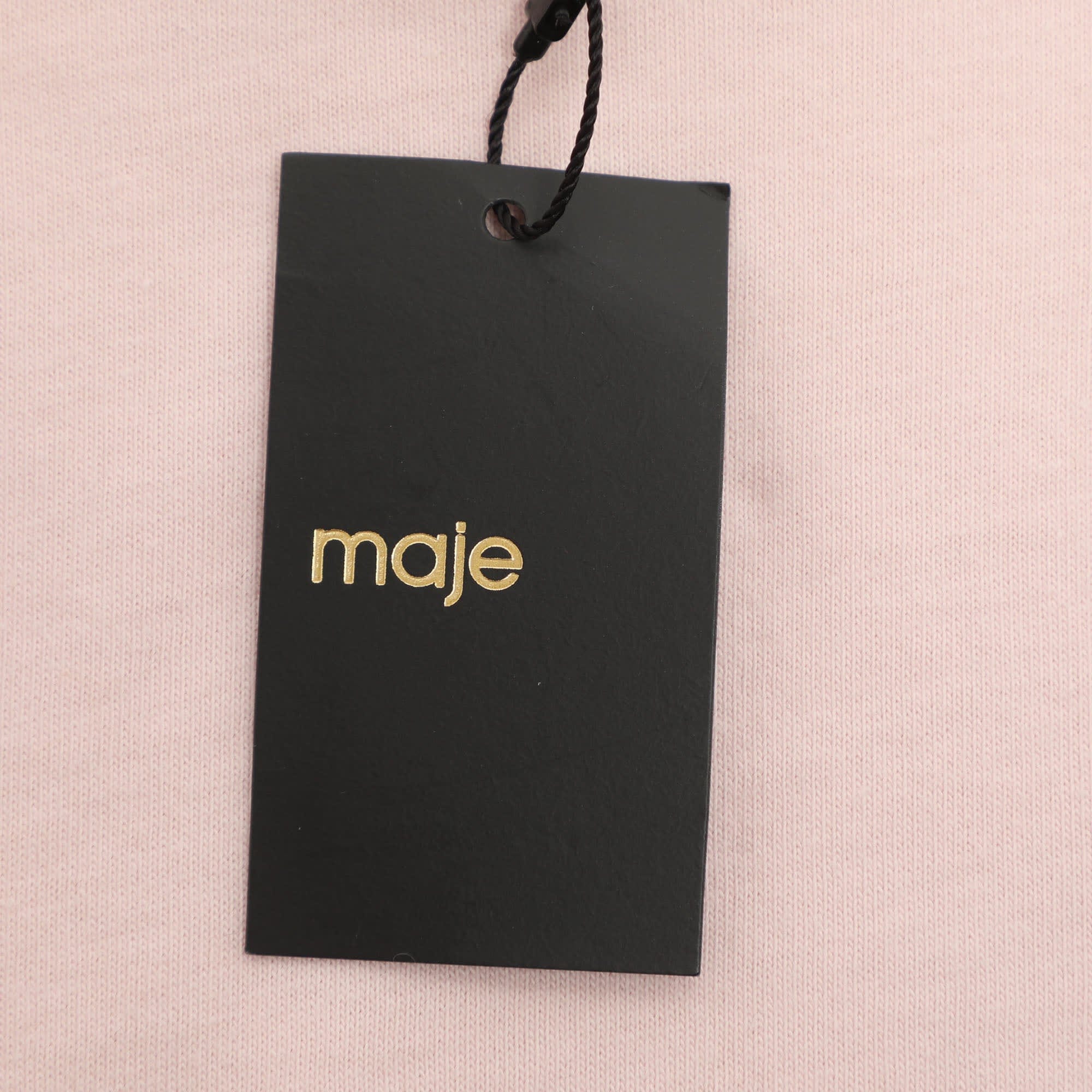 Maje Pink Jersey Top