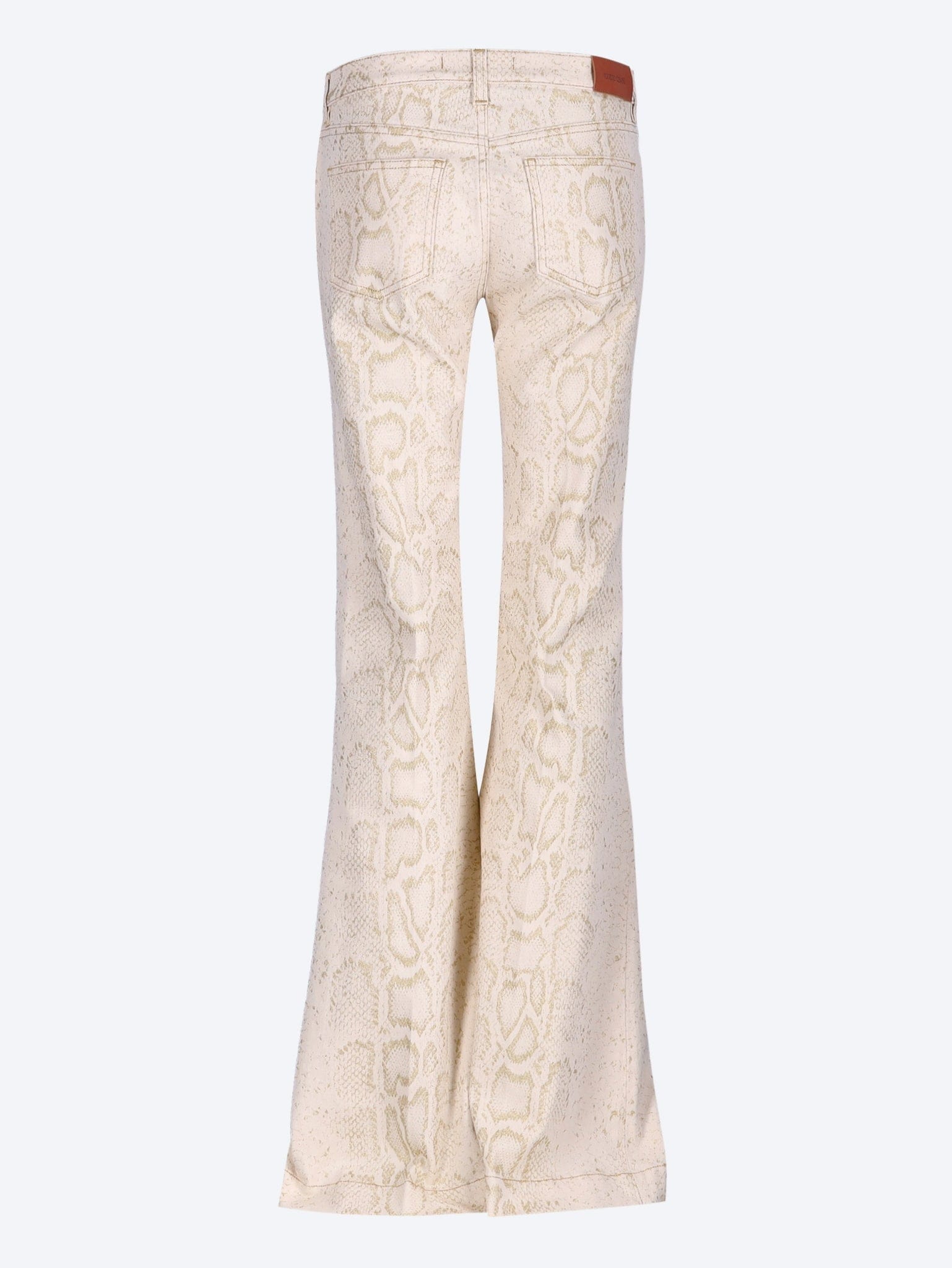 Roberto Cavalli Python skin jeans