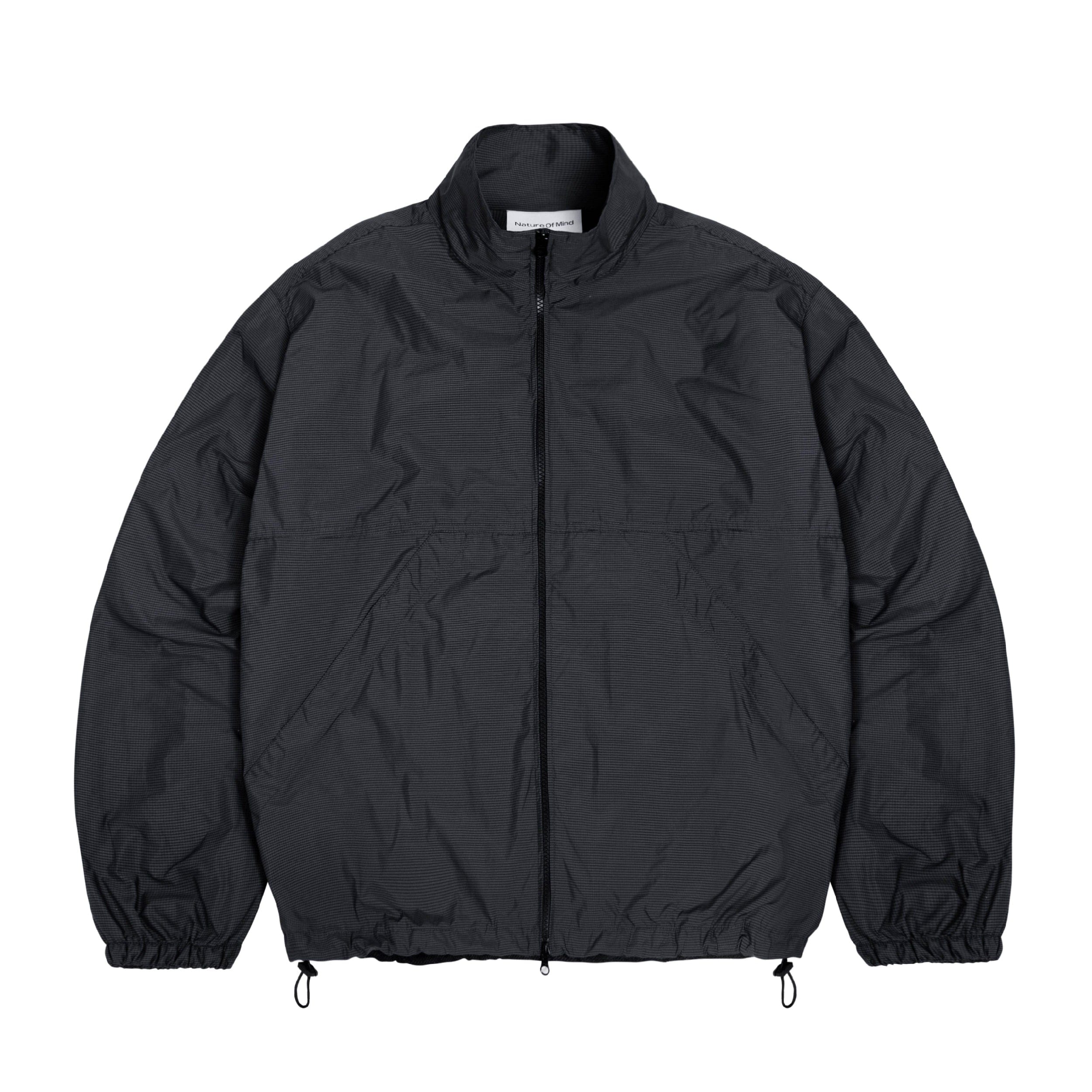 Nature of Mind Grid Track Jacket - Black