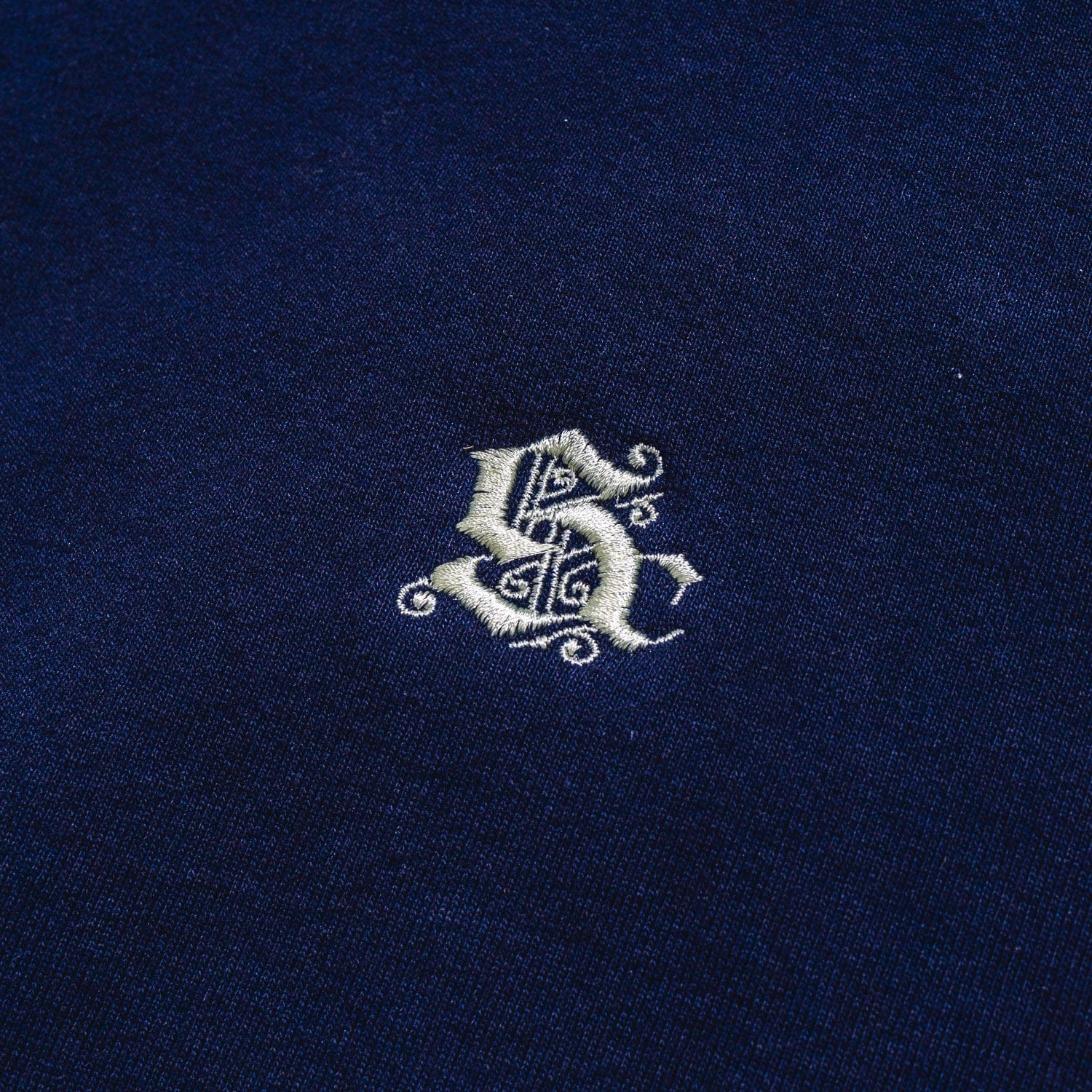 Logo Sole Classics Micro Logo Hoodie Navy