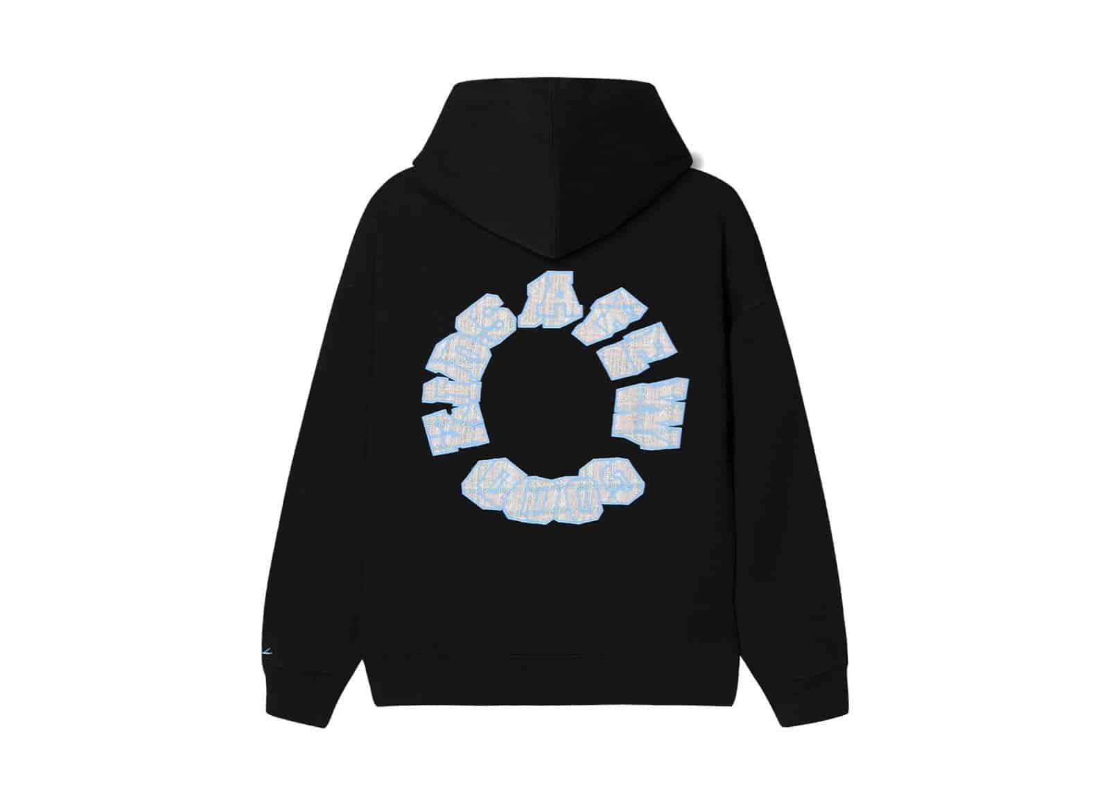 A Few Good Kids Ethnic Embroidered Logo Hoodie Black