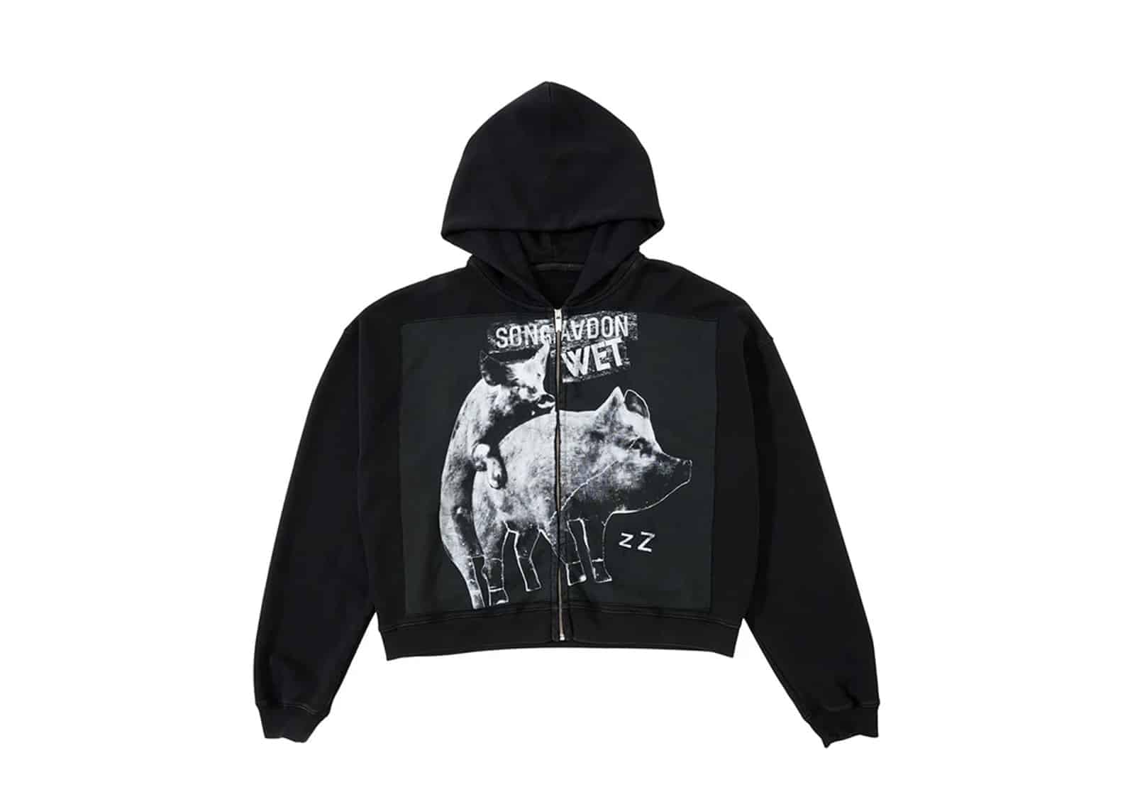 Songaadon 25SS Art Or Atrocity Hoodie Black