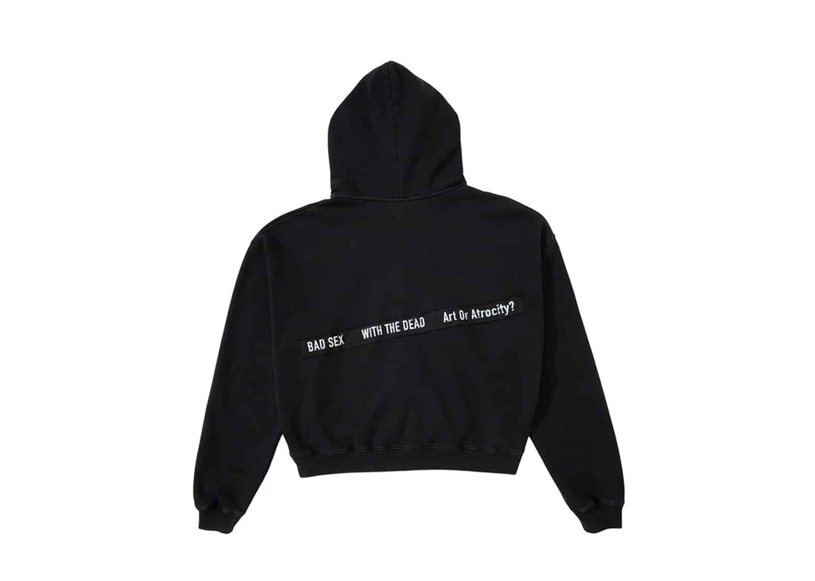 Songaadon 25SS Art Or Atrocity Hoodie Black