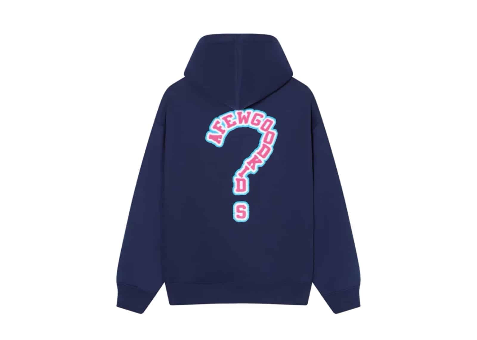 A Few Good Kids Questionmark Logo Hoodie Navy