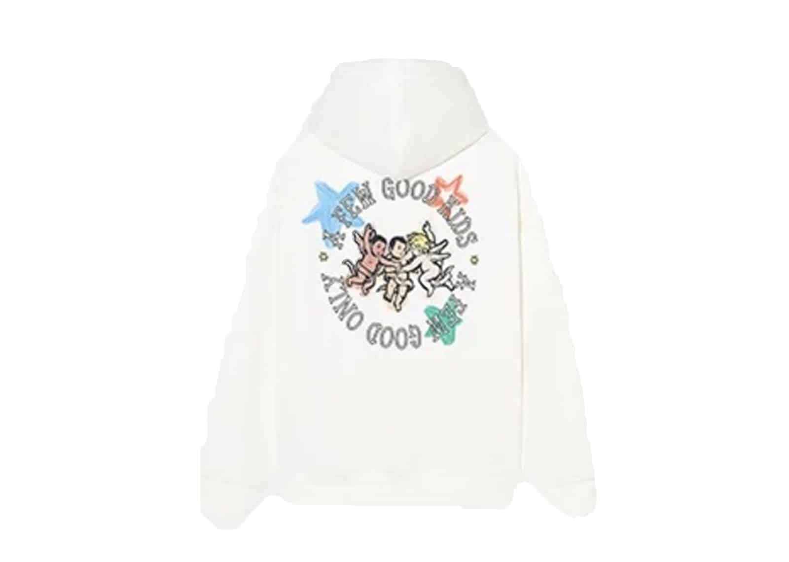 A Few Good Kids Colorful Angels Hoodie White