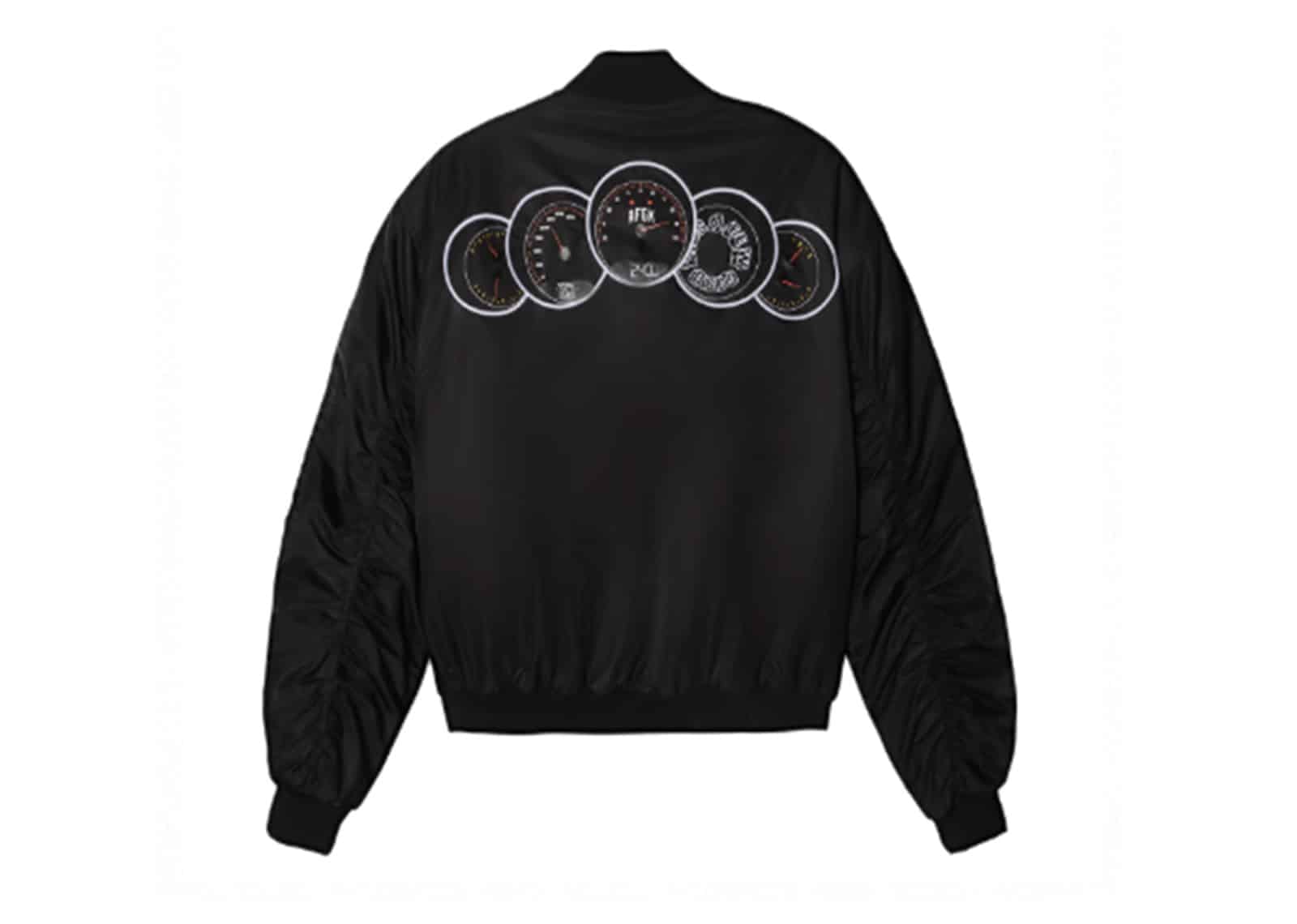 A Few Good Kids Tachometer MA1 Bomber Jacket Black