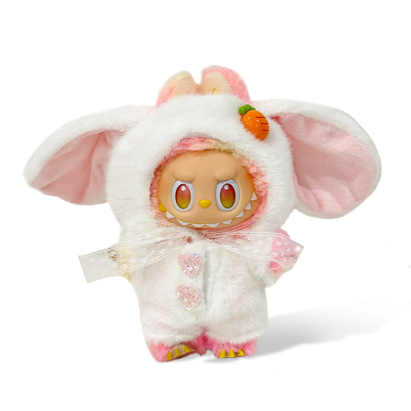 MY Funbox Official Store Labubu Outfit - White bunny Set