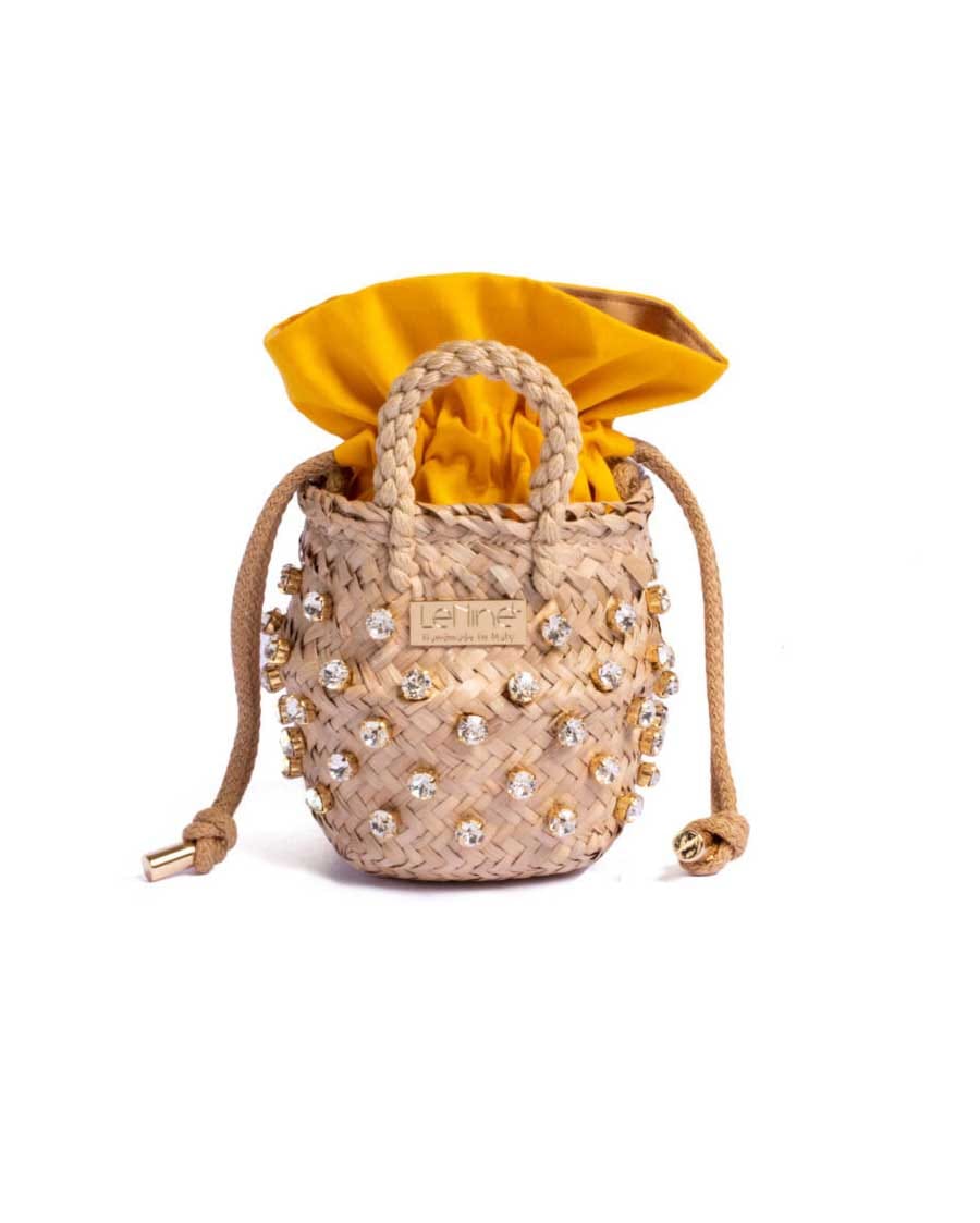 Le Nine Tiny Cry Sunshine Leather Bag - Yellow