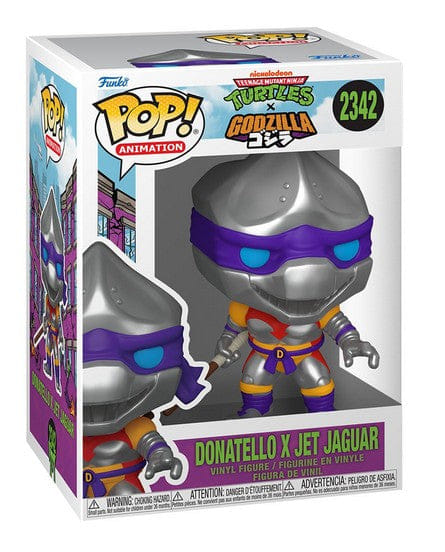 Funko Pop Teenage Mutant Ninja Turtles x Godzilla Donatello x Jet Jaguar 2342 Vinyl Figure