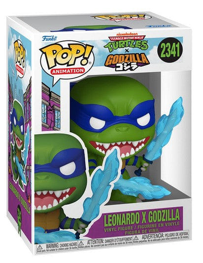 Funko Pop Teenage Mutant Ninja Turtles x Godzilla Leonardo x Godzilla 2341 Vinyl Figure