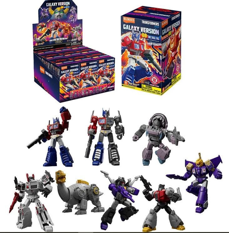Funko Pop Blokees Transformers Galaxy Version 08 One Shall Fall Mini Model Kit (1 Blind Box)