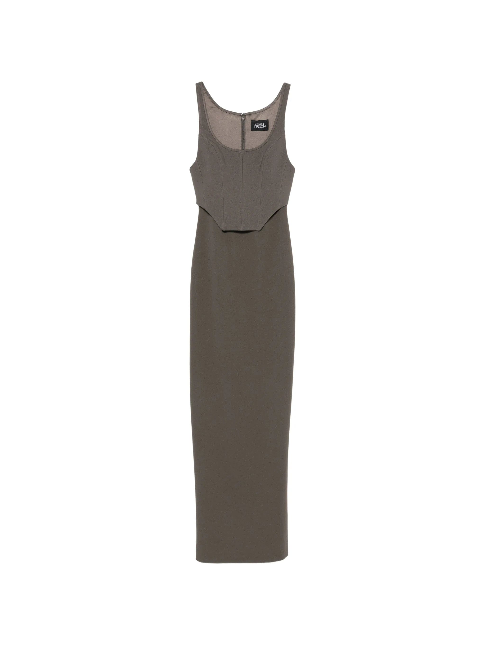 Solace London Noor panel maxi dress