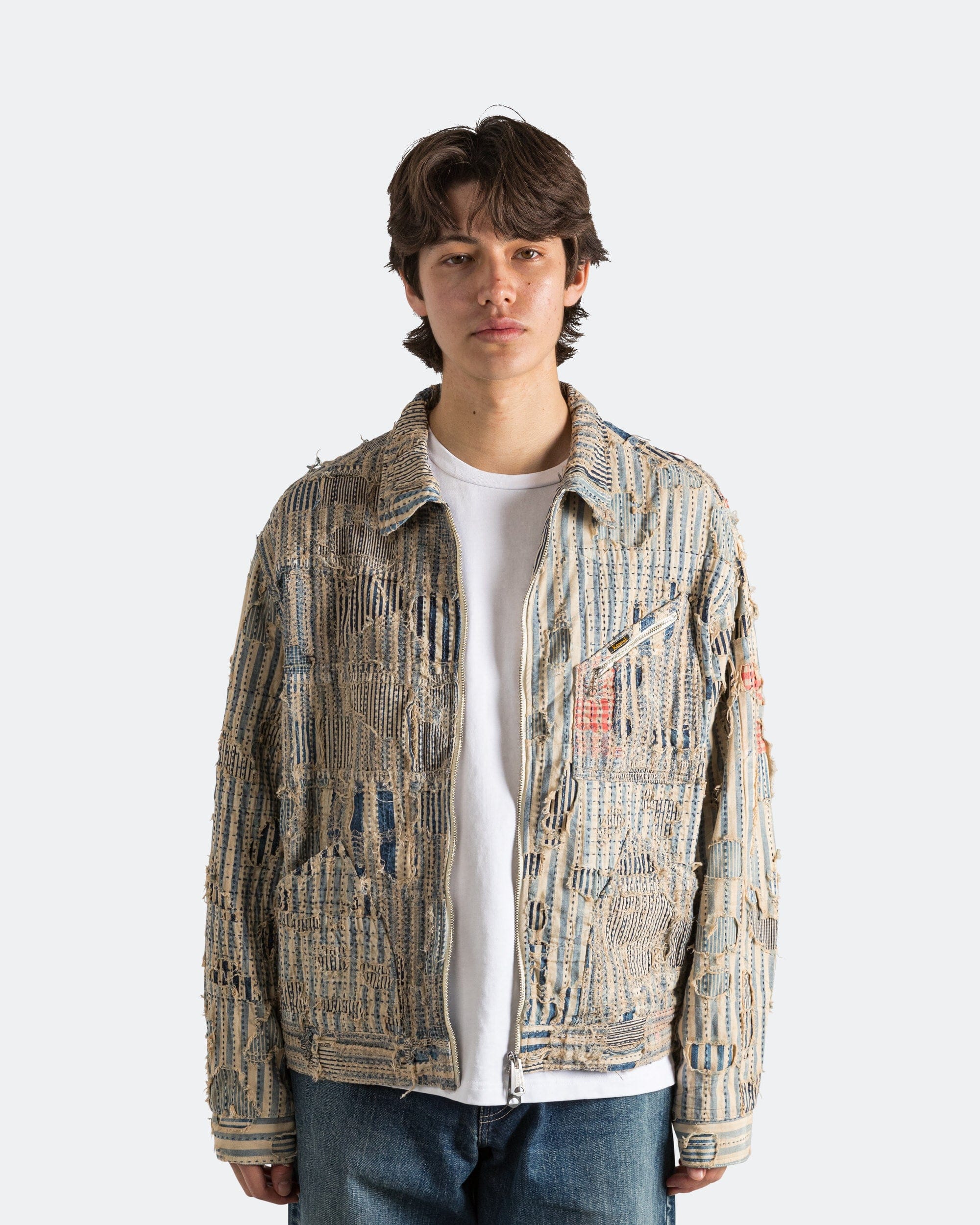 Kapital LIBERTY - BORO ZIP UP Blouson - Hickoree