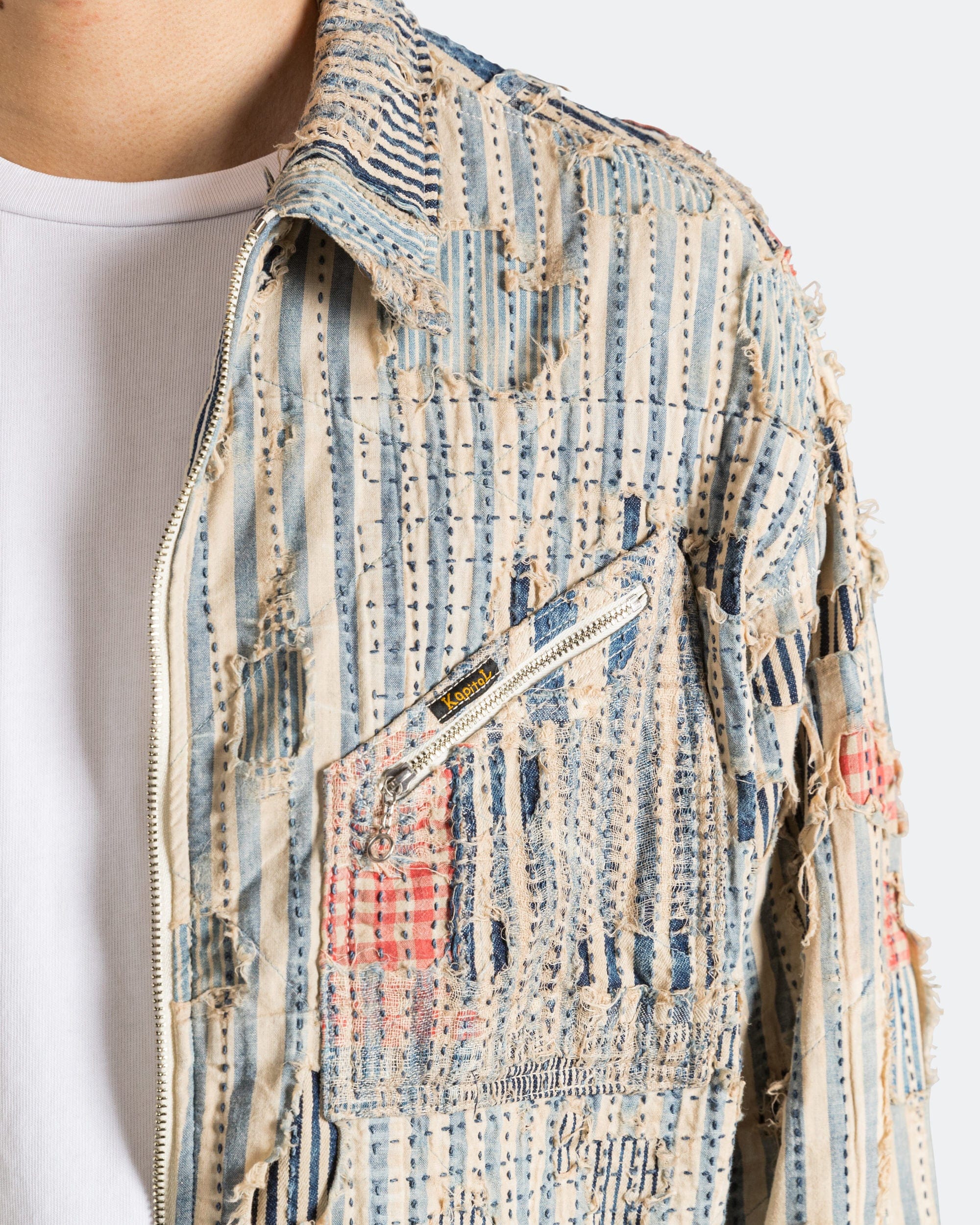 Kapital LIBERTY - BORO ZIP UP Blouson - Hickoree