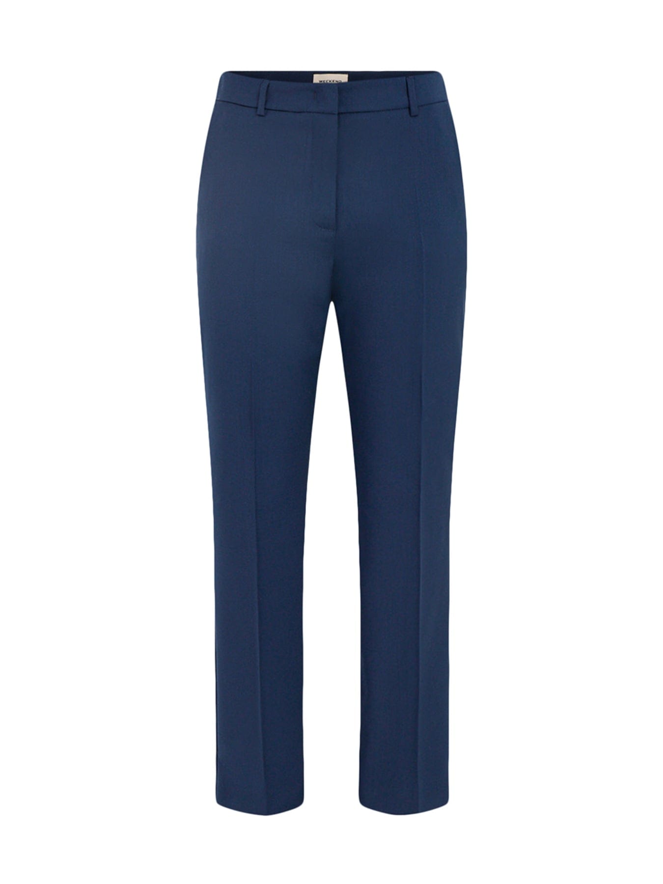 Weekend Max Mara Canon Wool Trousers Navy