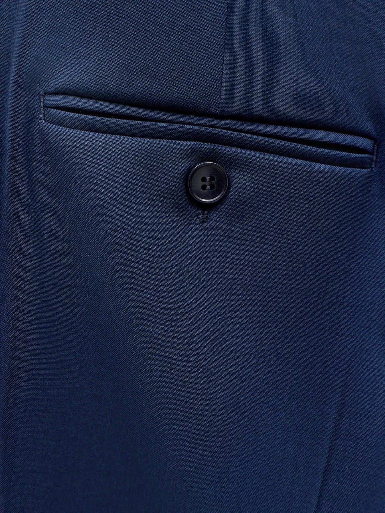 Weekend Max Mara Canon Wool Trousers Navy