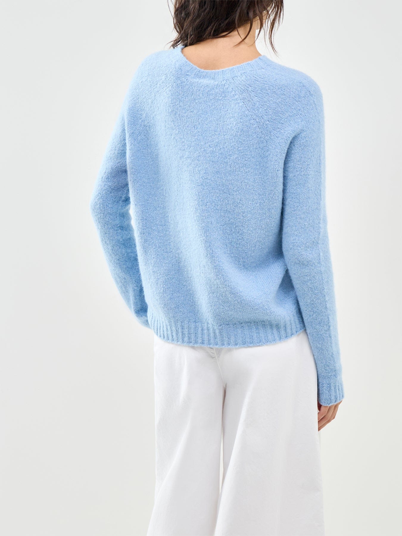 Weekend Max Mara Ghiacci Crew Neck Jumper Blue