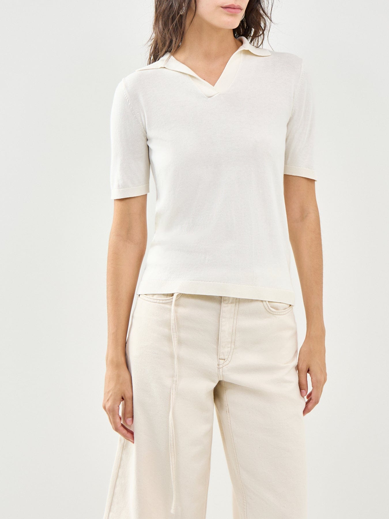 Weekend Max Mara Roncolo Polo Shirt Cream