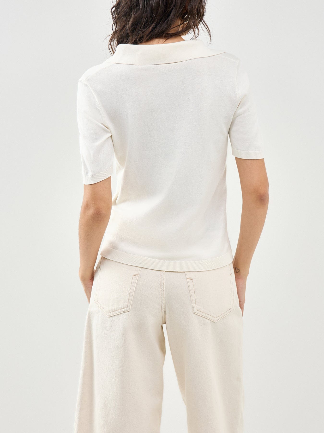 Weekend Max Mara Roncolo Polo Shirt Cream