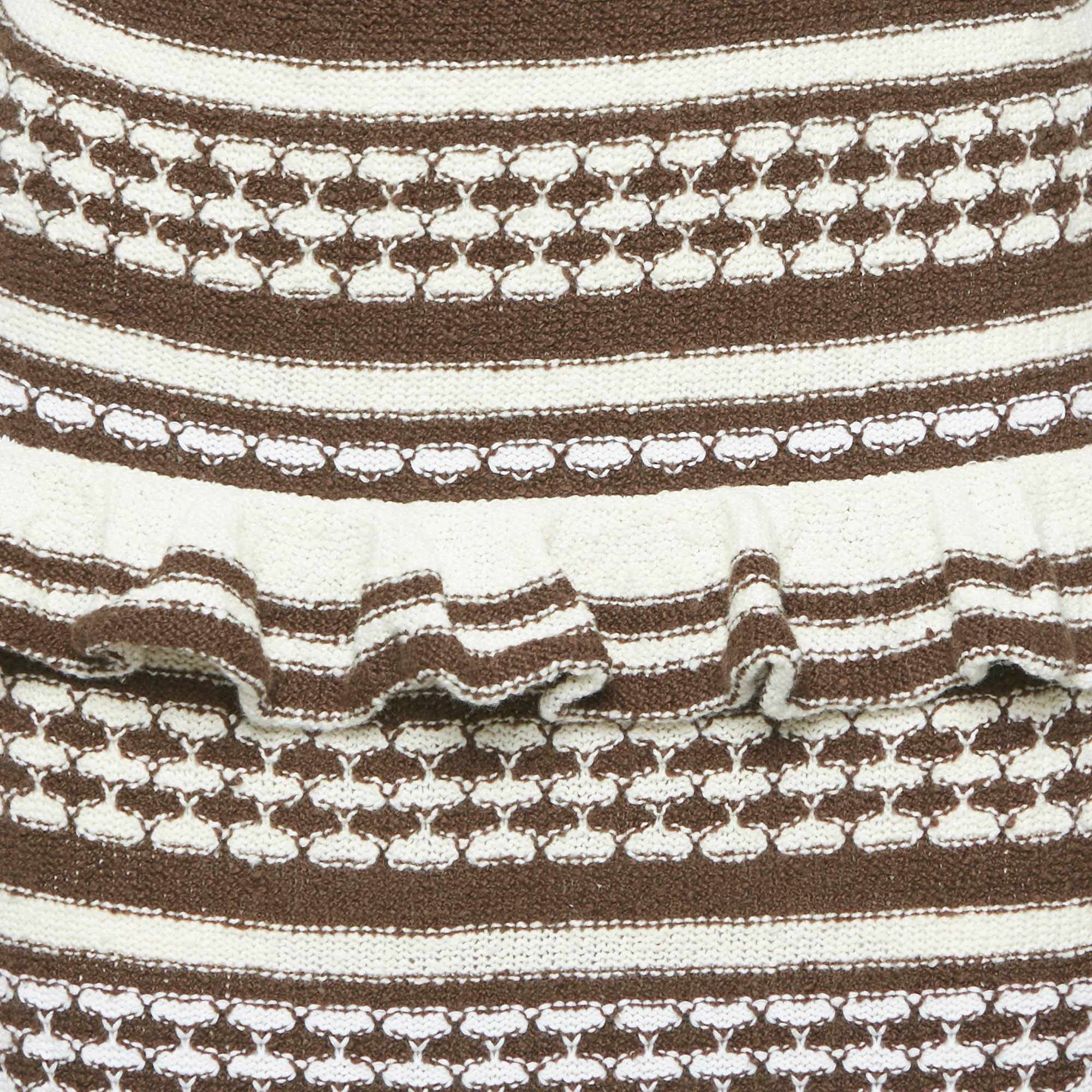 Knit Brown Knit Kaely Maxi Skirt