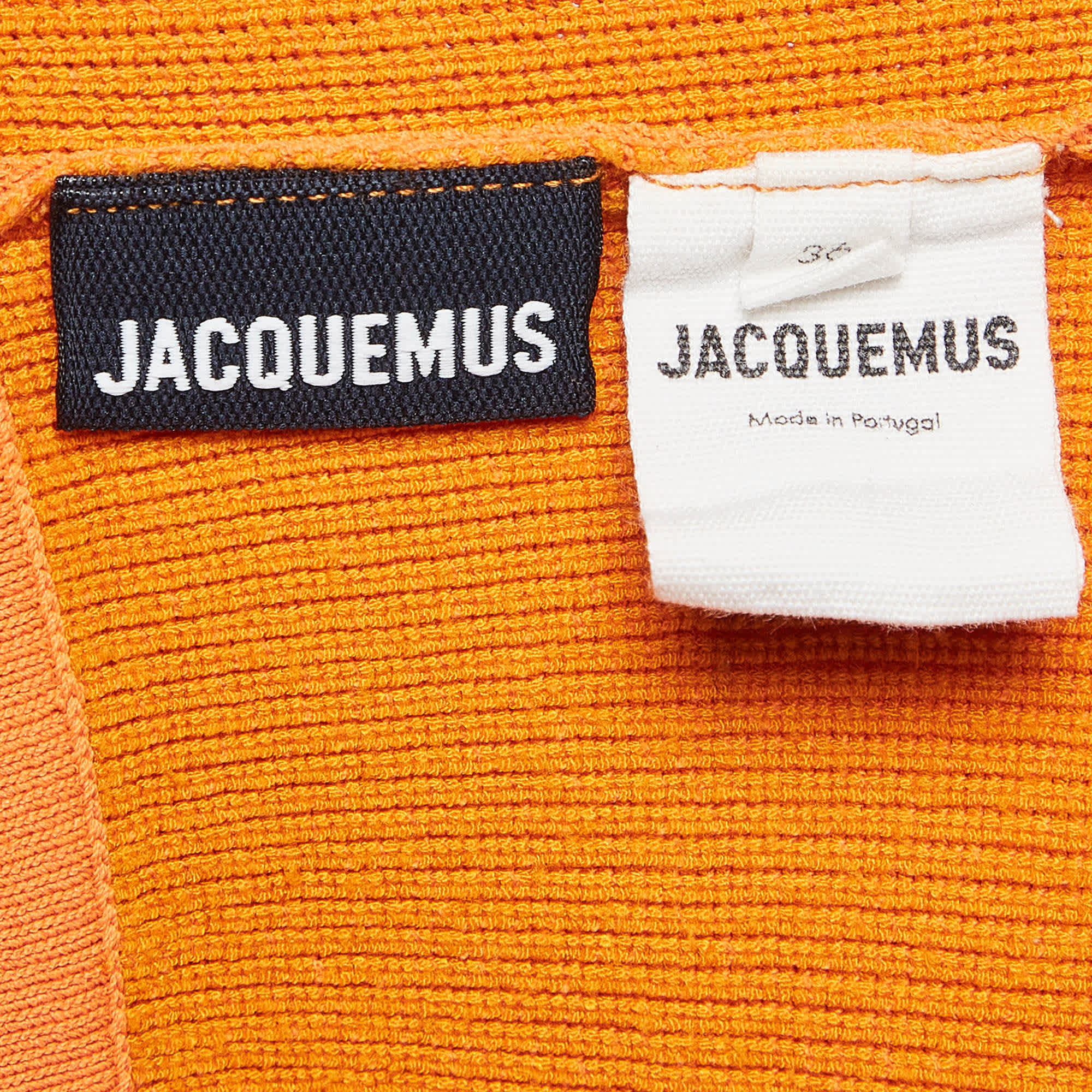 Knit Orange Rib Knit Le Short Arancia Biker Shorts