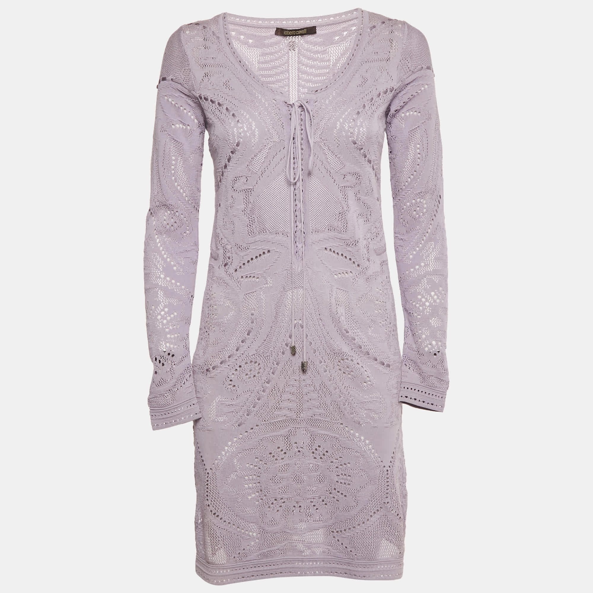 Knit Lavender Knit Mini Dress