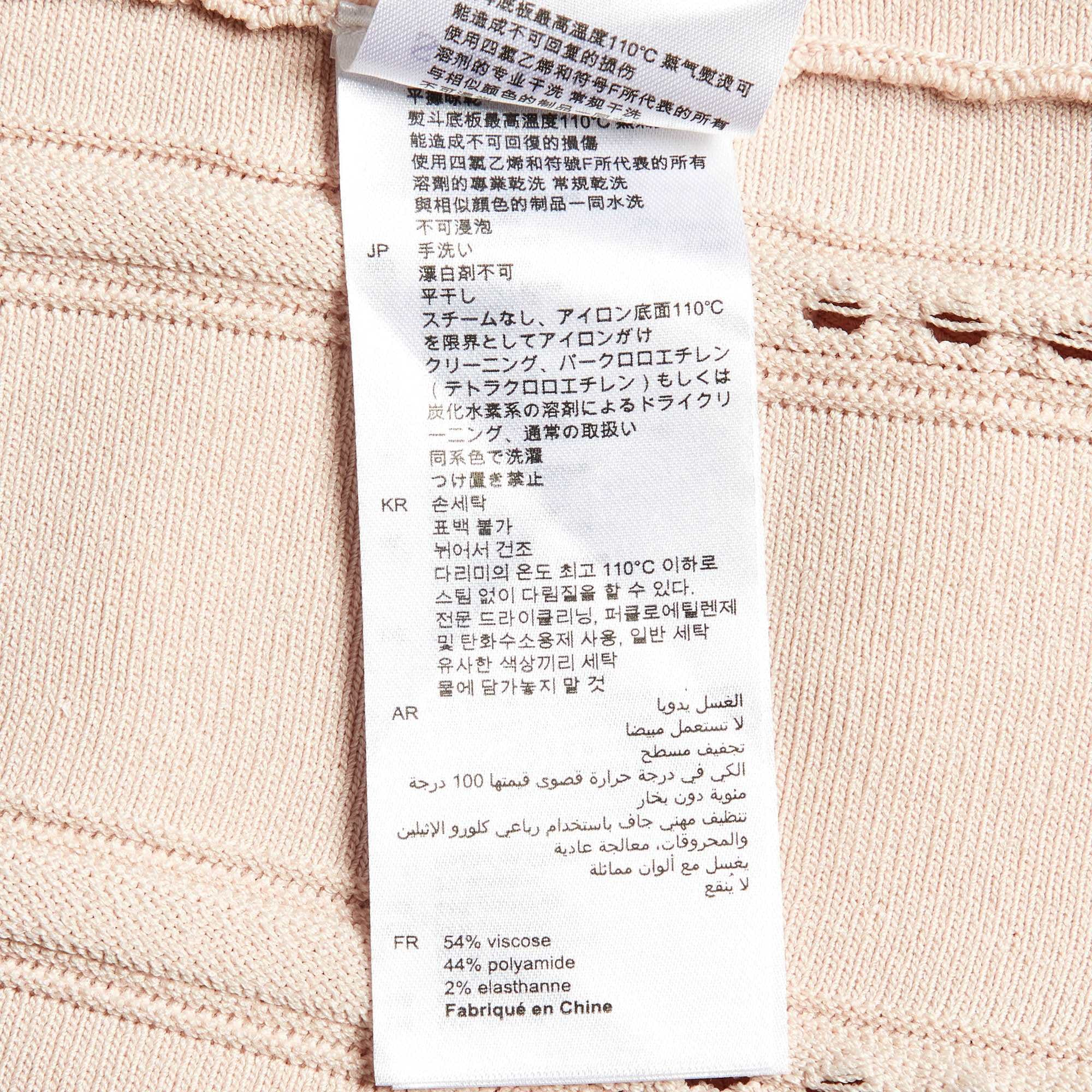 Knit Pink Rib Knit Fit And Flare Mini Dress