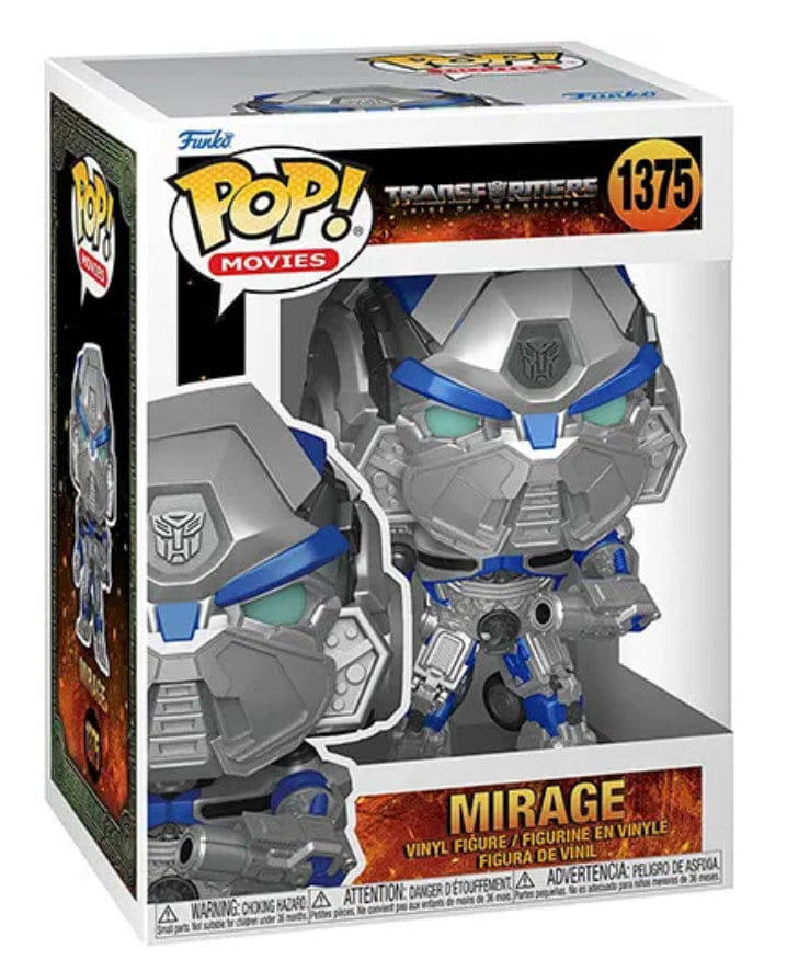 Funko Pop Transformers Rise of the Beasts Mirage 1375 Vinyl Figure
