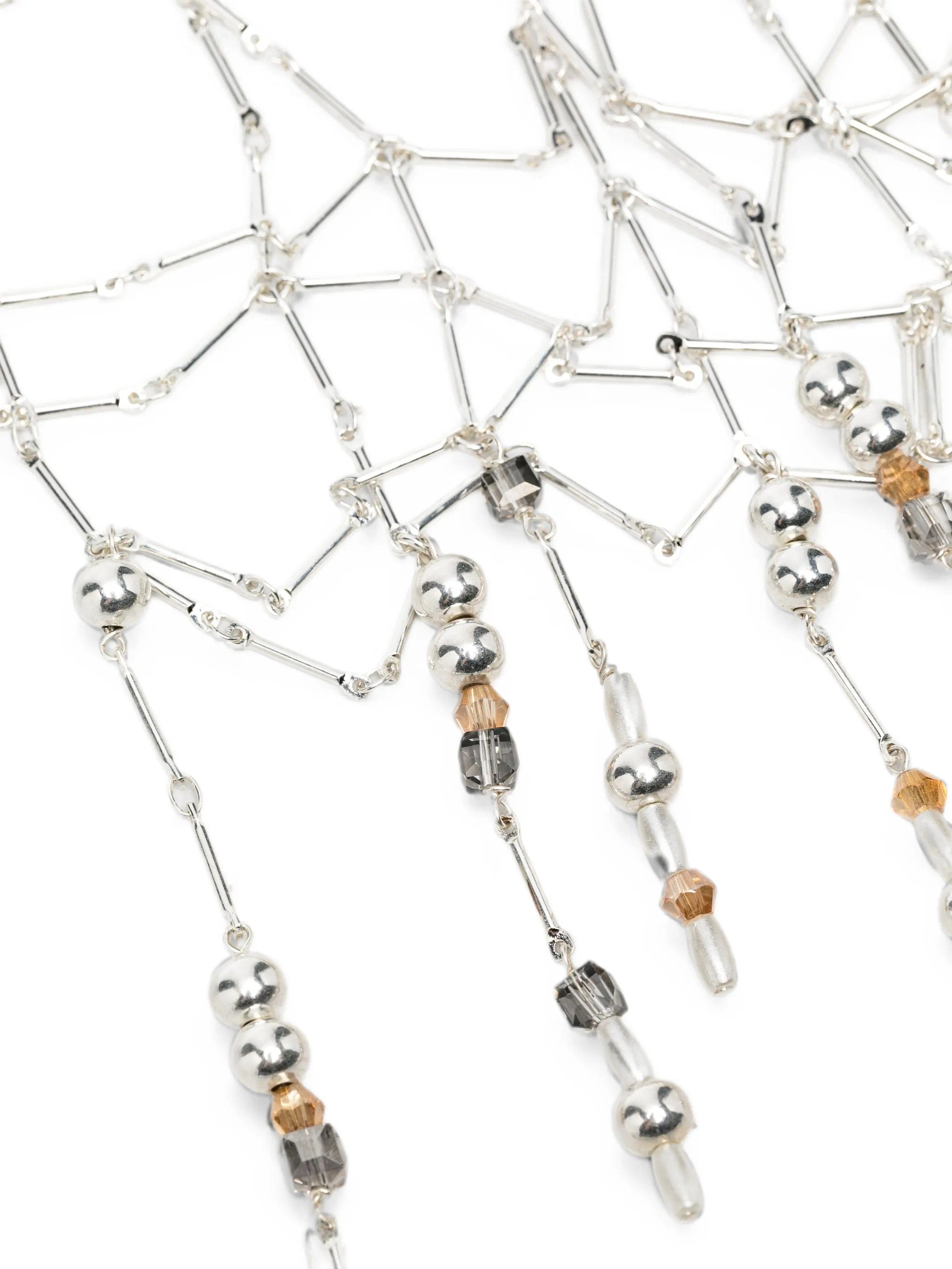 Rabanne beaded chain cap