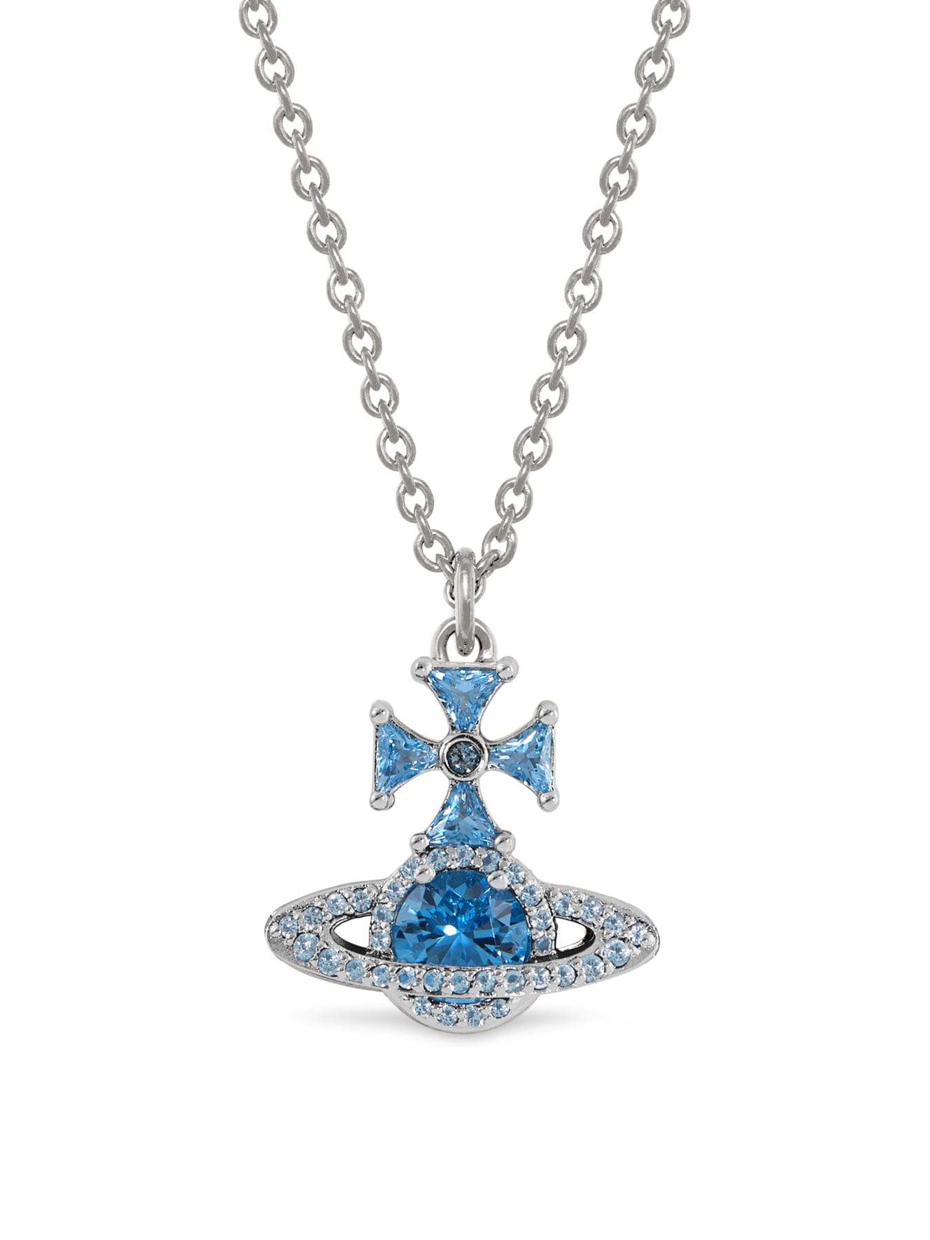 Vivienne Westwood Mila Silver Pendant Necklace