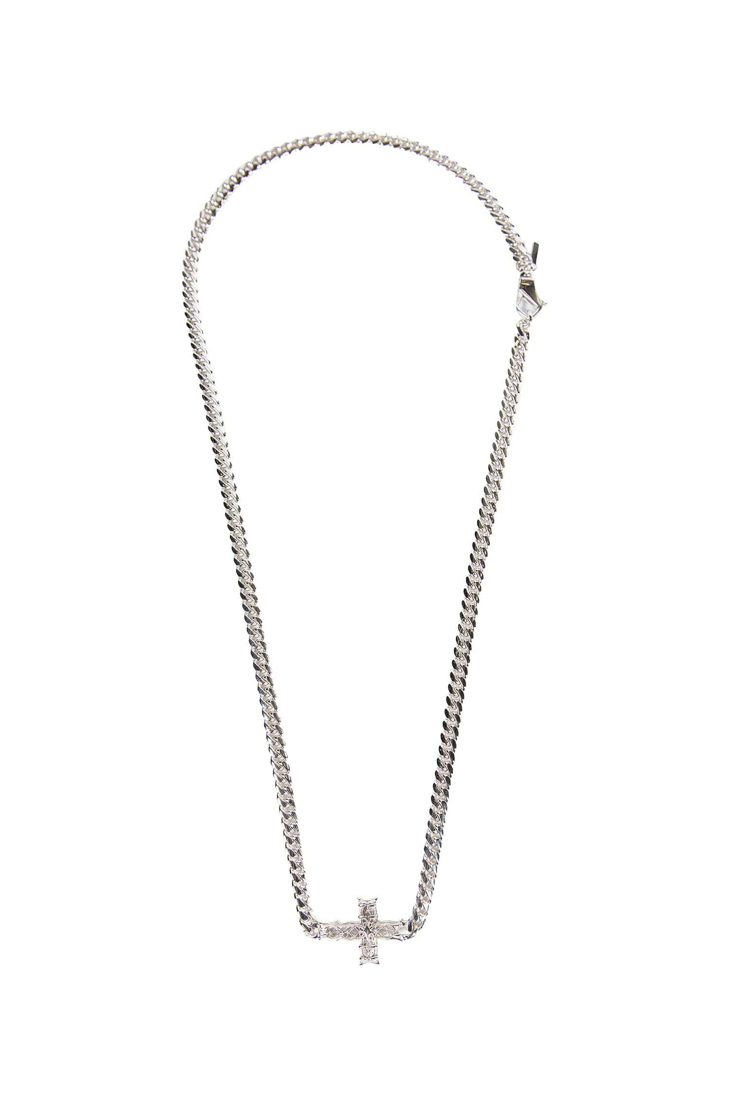 Emanuele Bicocchi Notre Dame Cross Chain Necklace