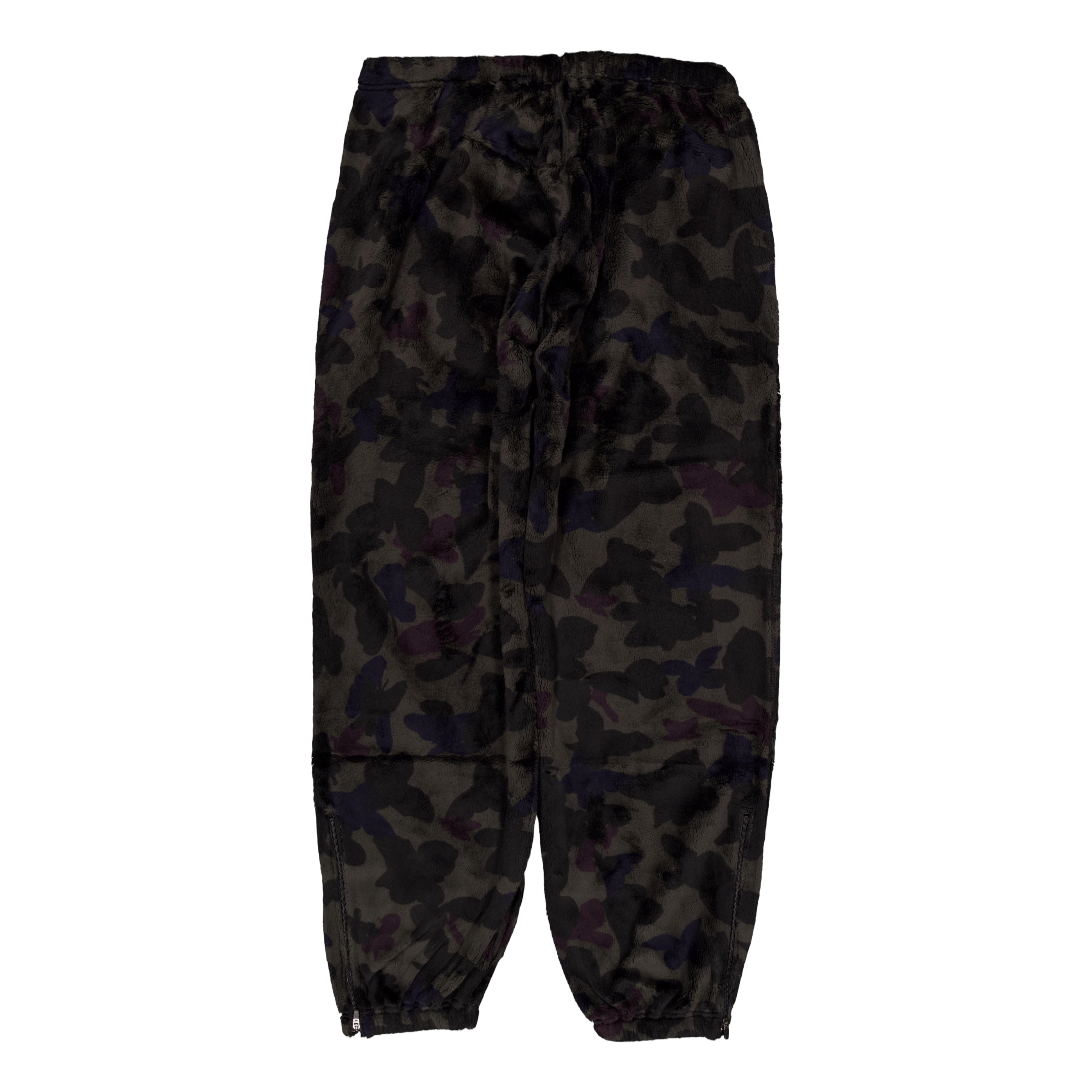 Needles Zipped W.u. Pant - Micro Fur / Charcoal