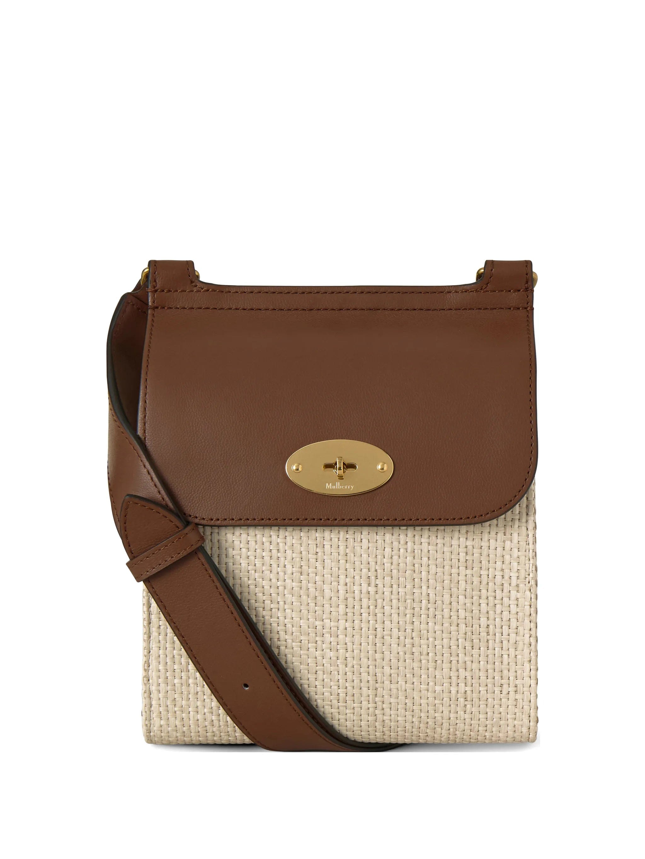 Mulberry small Anthony raffia messenger bag