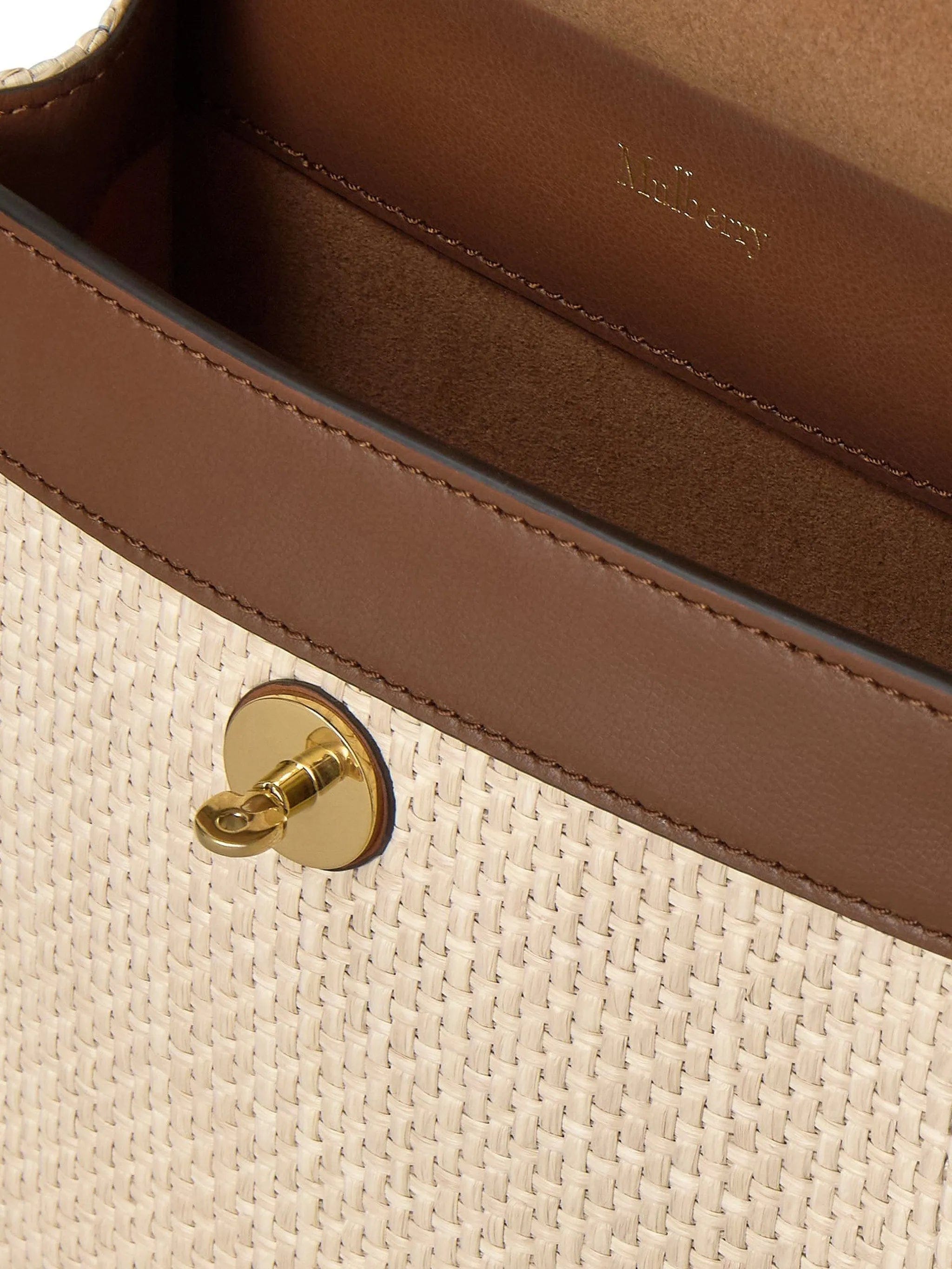 Mulberry small Anthony raffia messenger bag