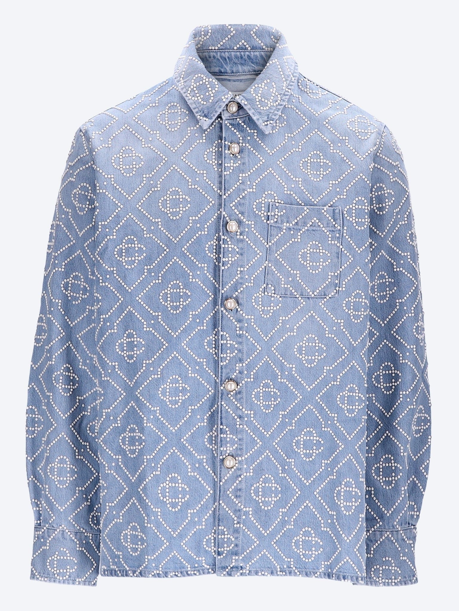 Casablanca Pearl denim shirt