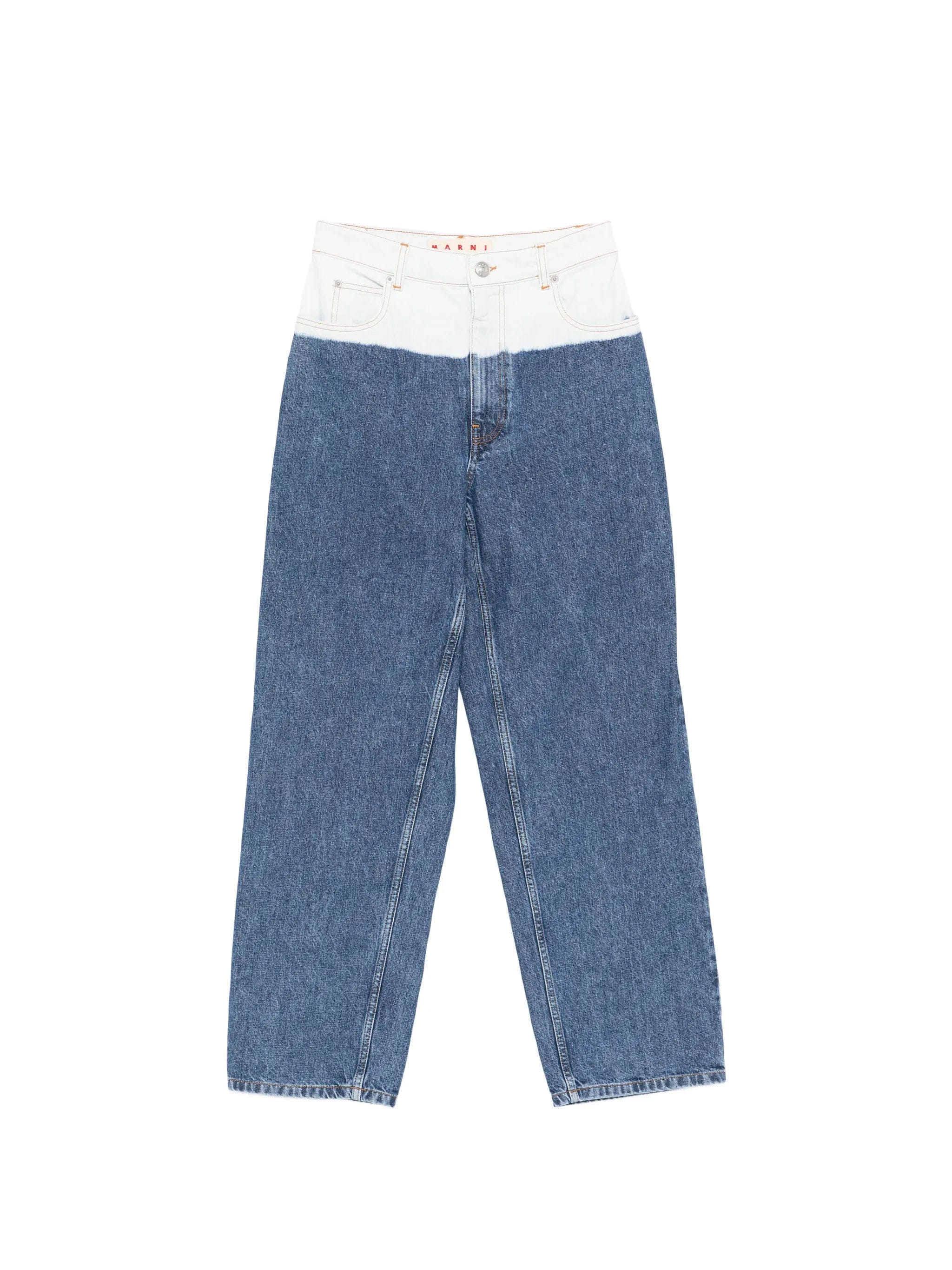 Marni gradient wide leg jeans