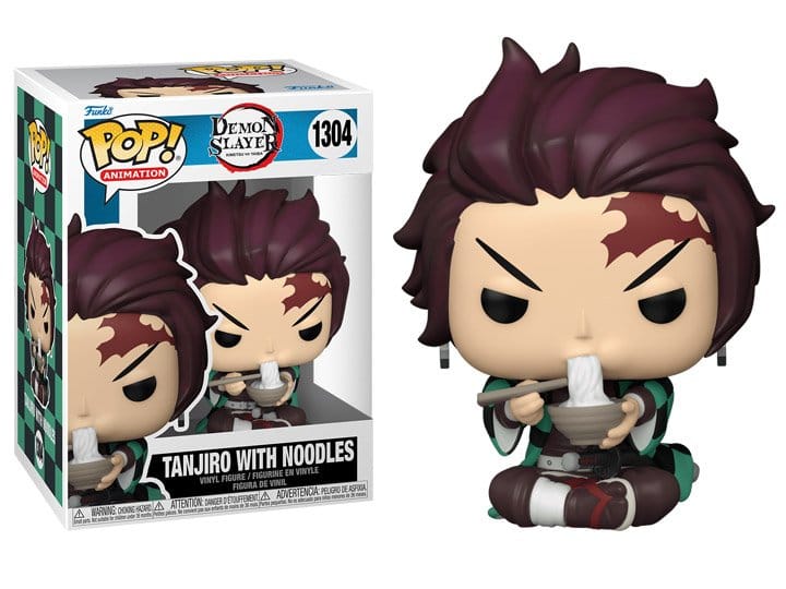 Kaisopops Funko POP! Demon Slayer - Tanjiro w/ Noodles #1304 Pop Vinyl Figure
