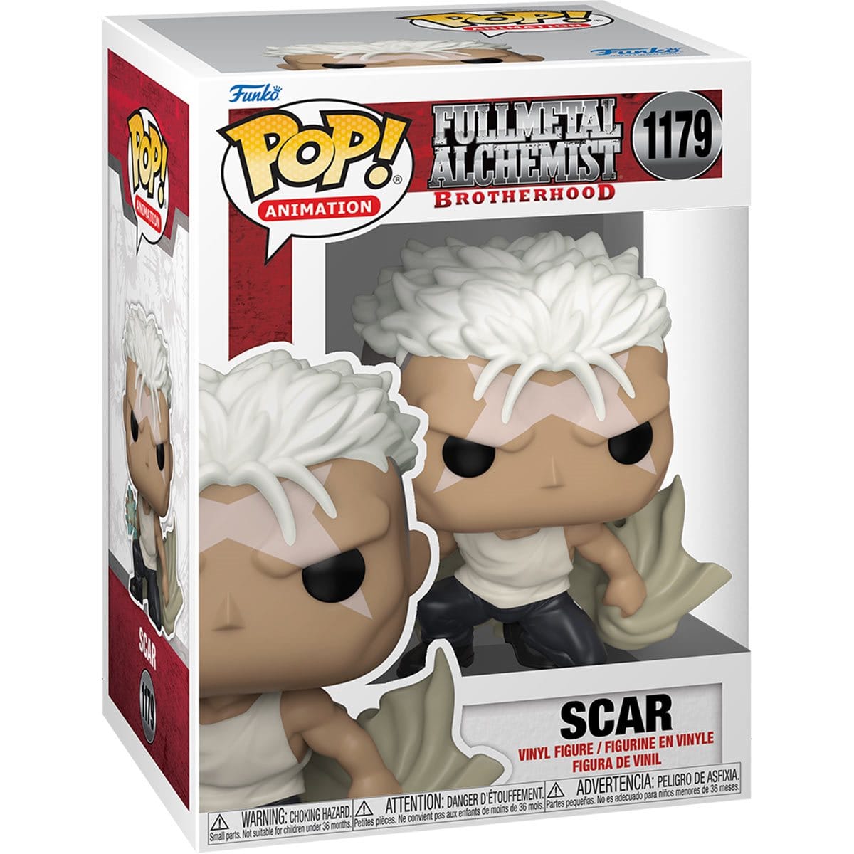 Funko Pop Full Metal Alchemist Brotherhood Scar 1179 Vinyl Figure