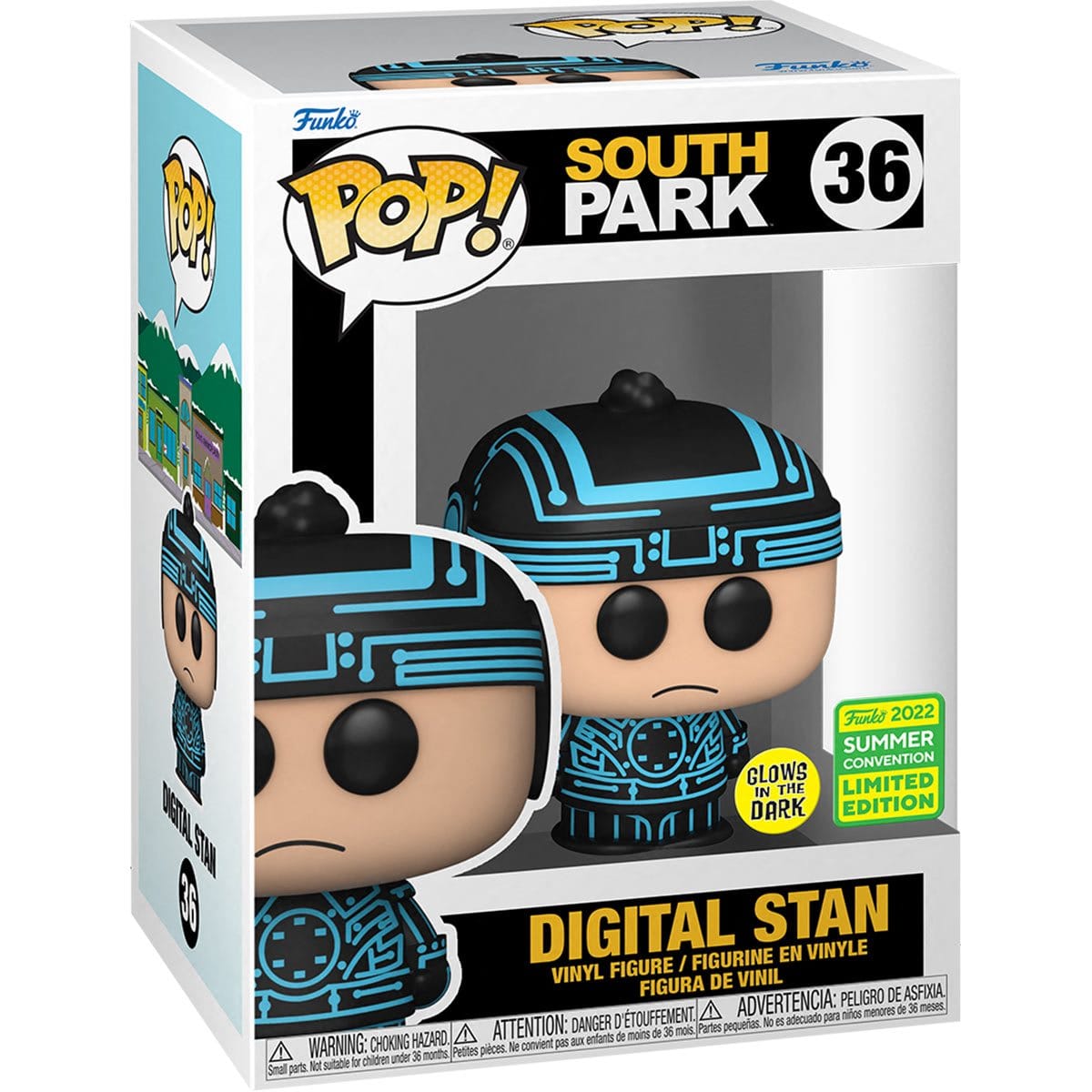 Funko Pop South Park Digital Stan 2022 SDCC Shared Exclusive 36 VInyl Figure