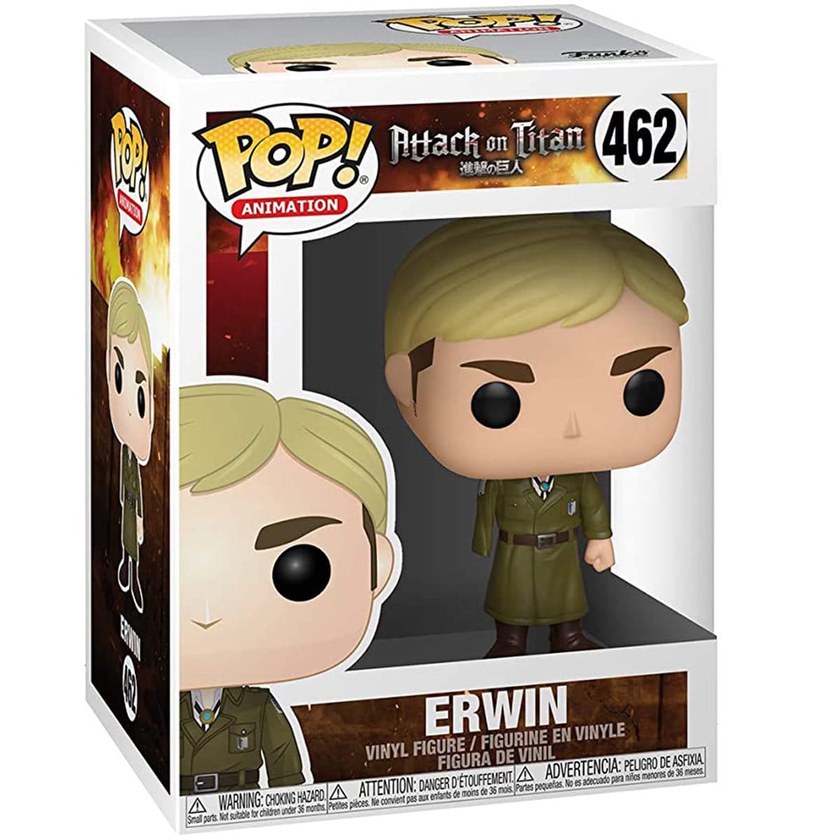 Funko Pop Attack on Titan Erwin Smith One - Armed 462 Vinyl Figure
