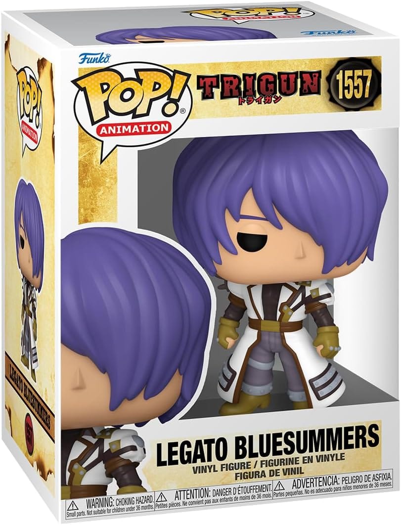 Funko Pop Trigun Legato Bluesummers 1557 Vinyl Figure