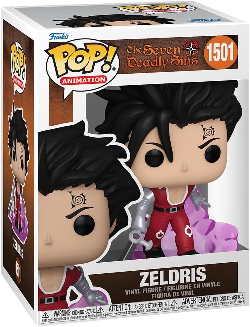 Funko Pop The Seven Deadly Sins Zeldris 1501 Vinyl Figure