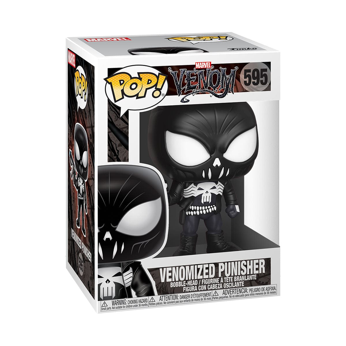 Funko Pop Marvel Venomized Punisher 595 Vinyl Figure