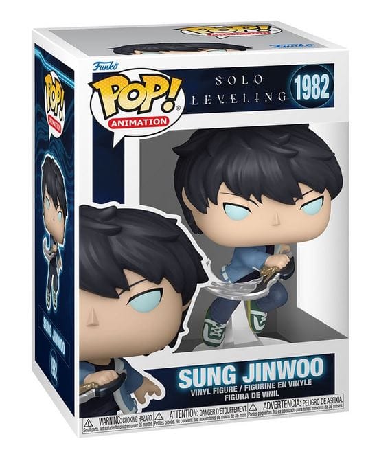 Funko Pop Solo Leveling Sung Jinwoo 1982 Vinyl Figure