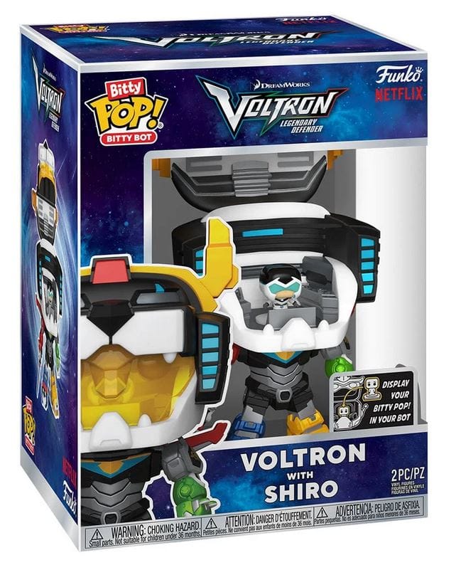 Funko Pop Funko Bitty Pop Bitty Bot Voltron Legendary Defender with Shiro Vinyl Figure